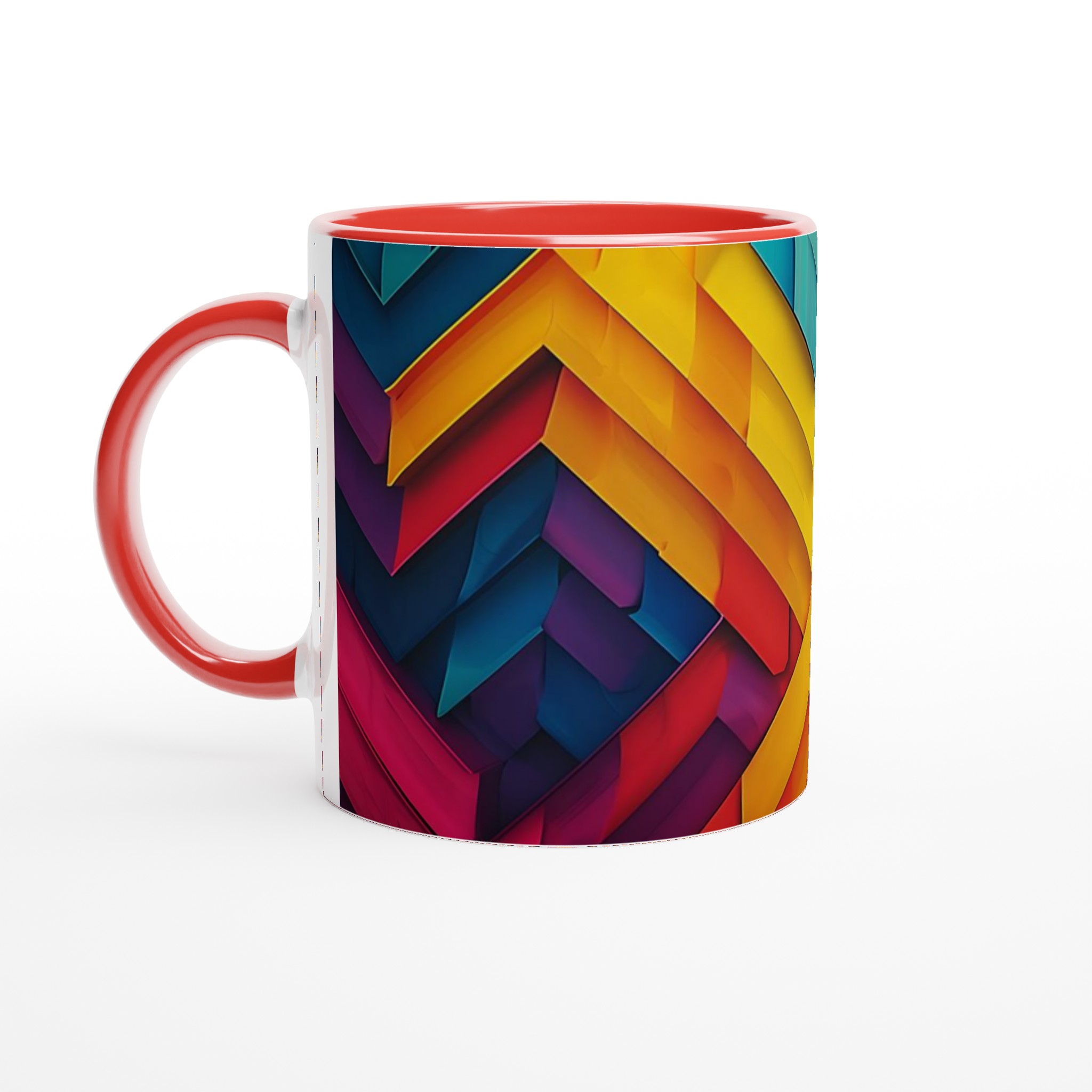 Abstrakt Mosaik Keramikmugg - 11oz, Levande Färgval 5 5cd7627b-70ae-4bac-bf5d-7ef6c0a9b039