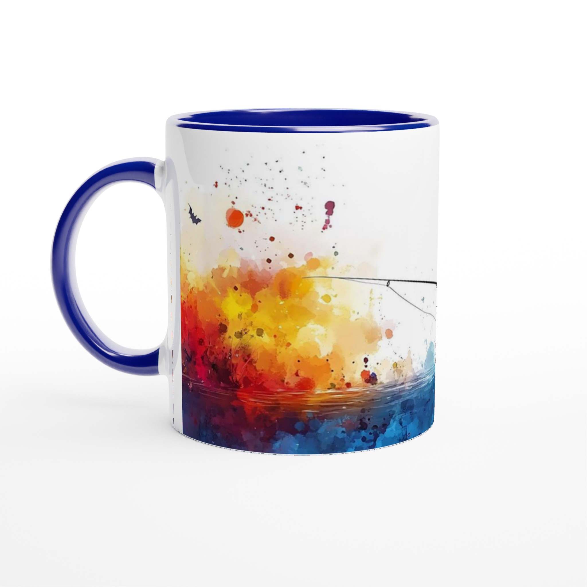 Magisk Halloween Mugg: Barn i Pumpabåt med Trollkarlshatt - Konstnärligt Akvarelldesign för Spöklika Stunder 2 5cf81551-1484-4aed-9d5a-cbcab927be15