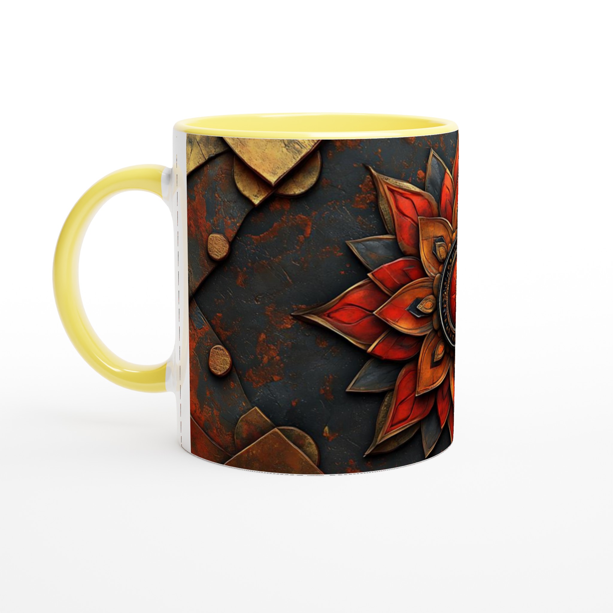 Zen Mandala Mugg - Vackert Konsttryck i Rustika Toner - Välj din Färg på Keramik 3 5d2b12d4-5028-4ccd-b5e6-5bbb9a174987