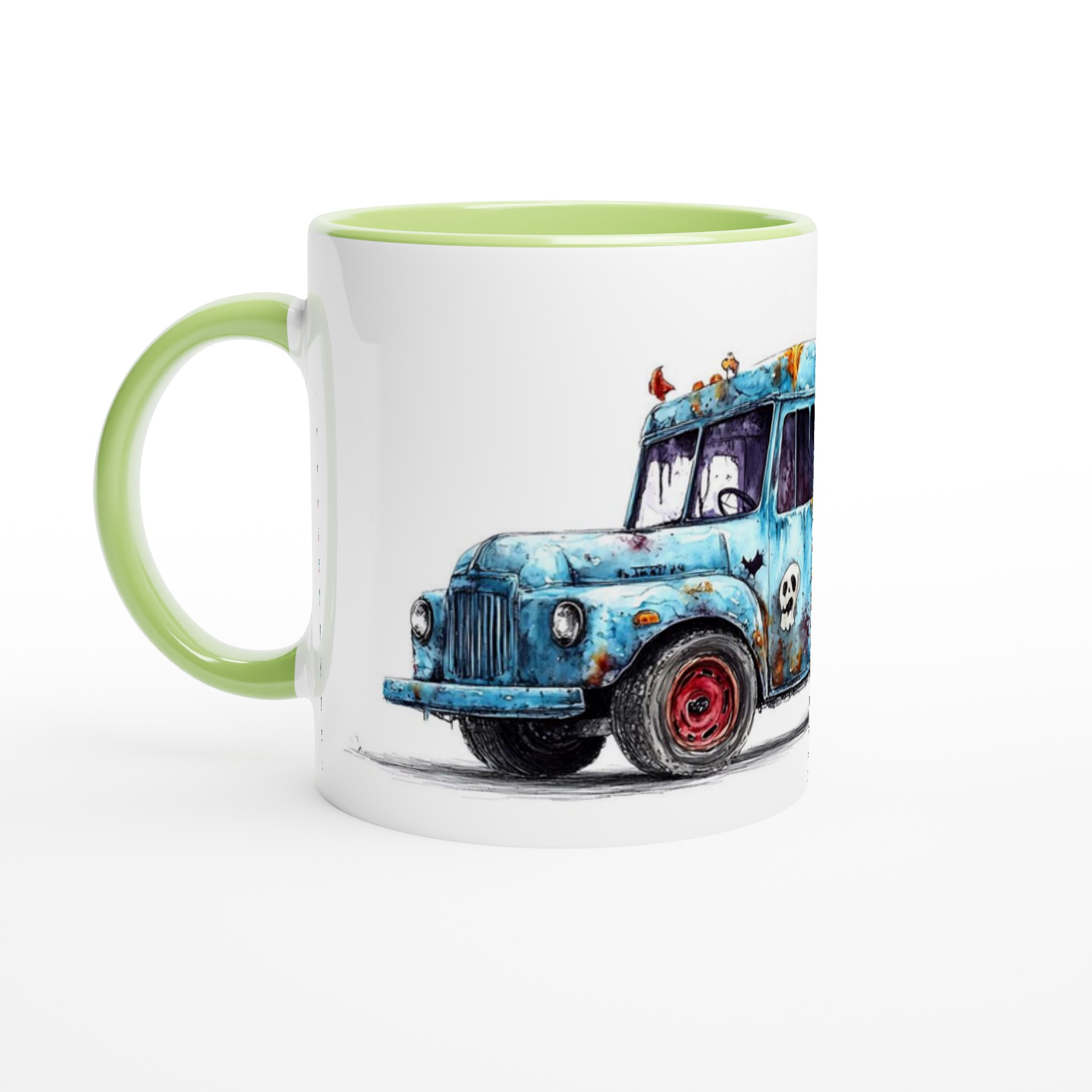 Spooky Treats Ice Cream Truck Mugg – Skrämmande charmig keramikmugg i 7 färger 7 5d2f35a2-59a5-4deb-9edf-b6c3b8c1b2ae