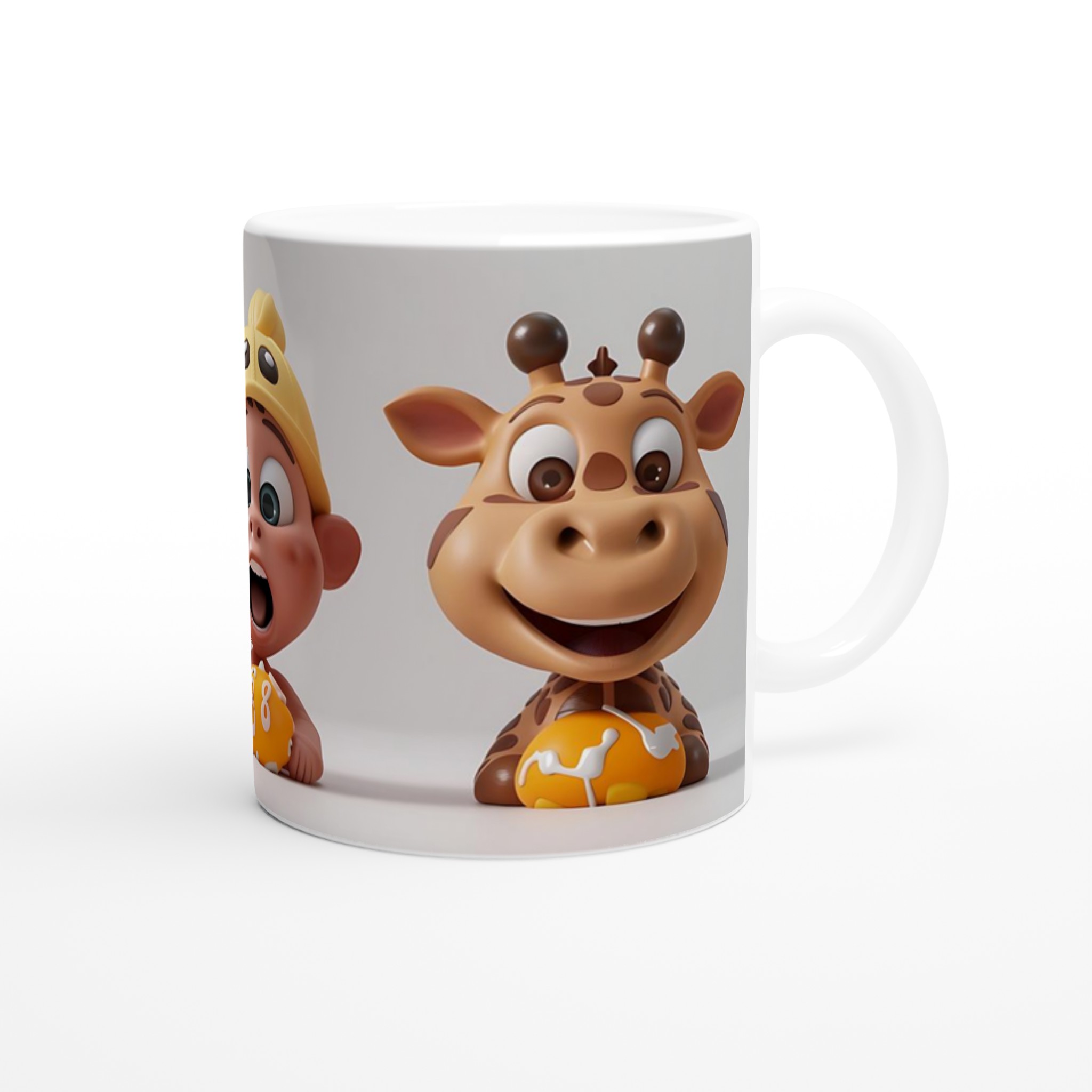 Söta Lekfulla Djur- och Babyfigurer: 11oz Keramikmugg i ditt val av 7 Livfulla Färger 9 5d5c0c0a-a291-4083-ae15-aebb4720ac43