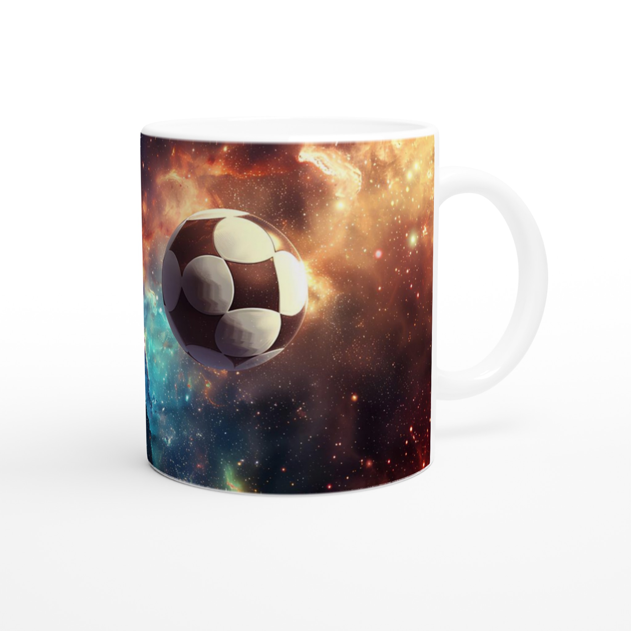 Galax Mugg: Fotboll i Rymden – 11oz Keramikmugg för Stjärnspäckade Drycker i Valfri Färg! 9 5d5c2f58-8122-4e1e-b418-fa51aa0bd982