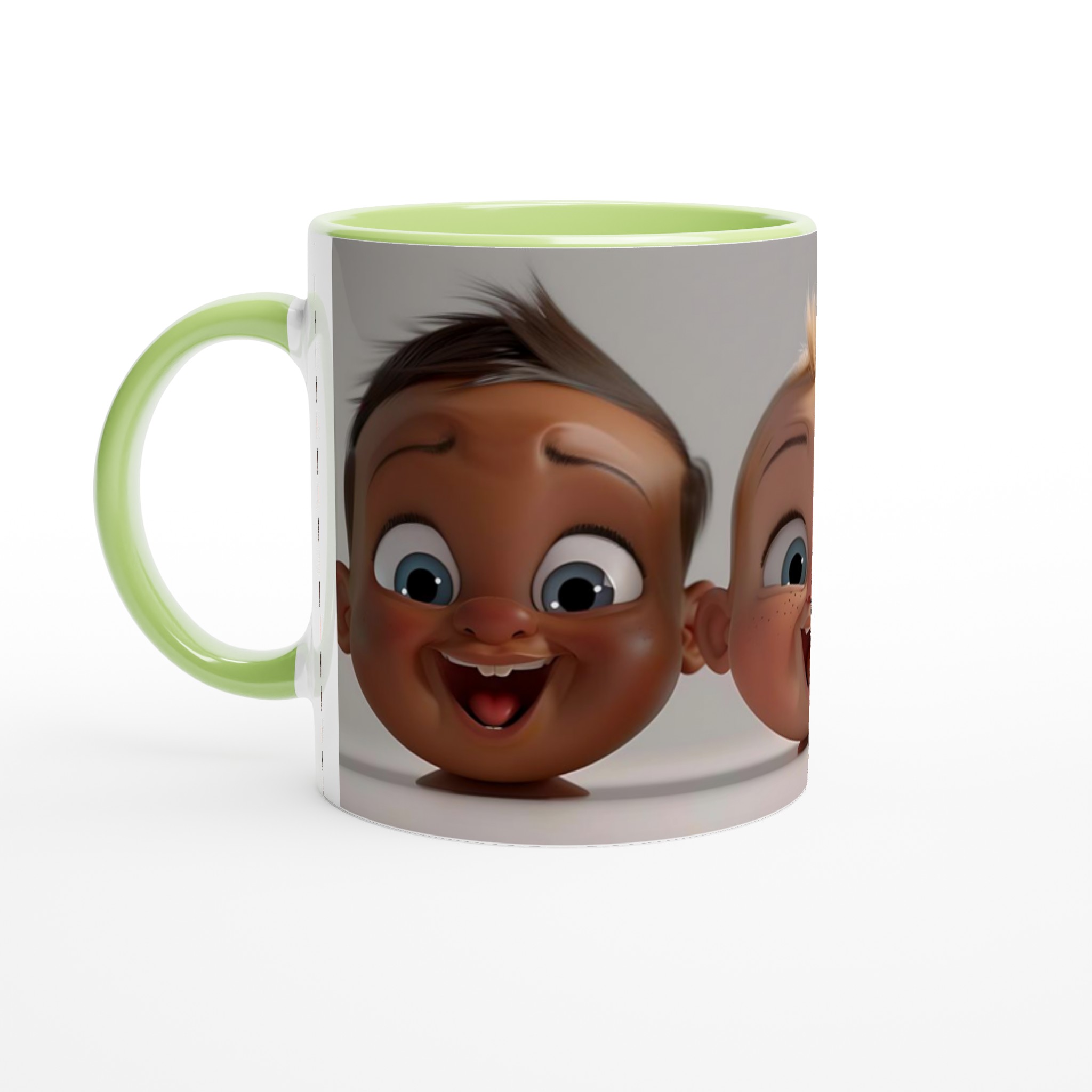Söta Babyansikten Keramikmugg – Glada Karaktärer för Kaffet. Välj bland 7 Färgstarka Nyanser! 7 5d6bb802-8944-4950-bb28-44376b2c8a83