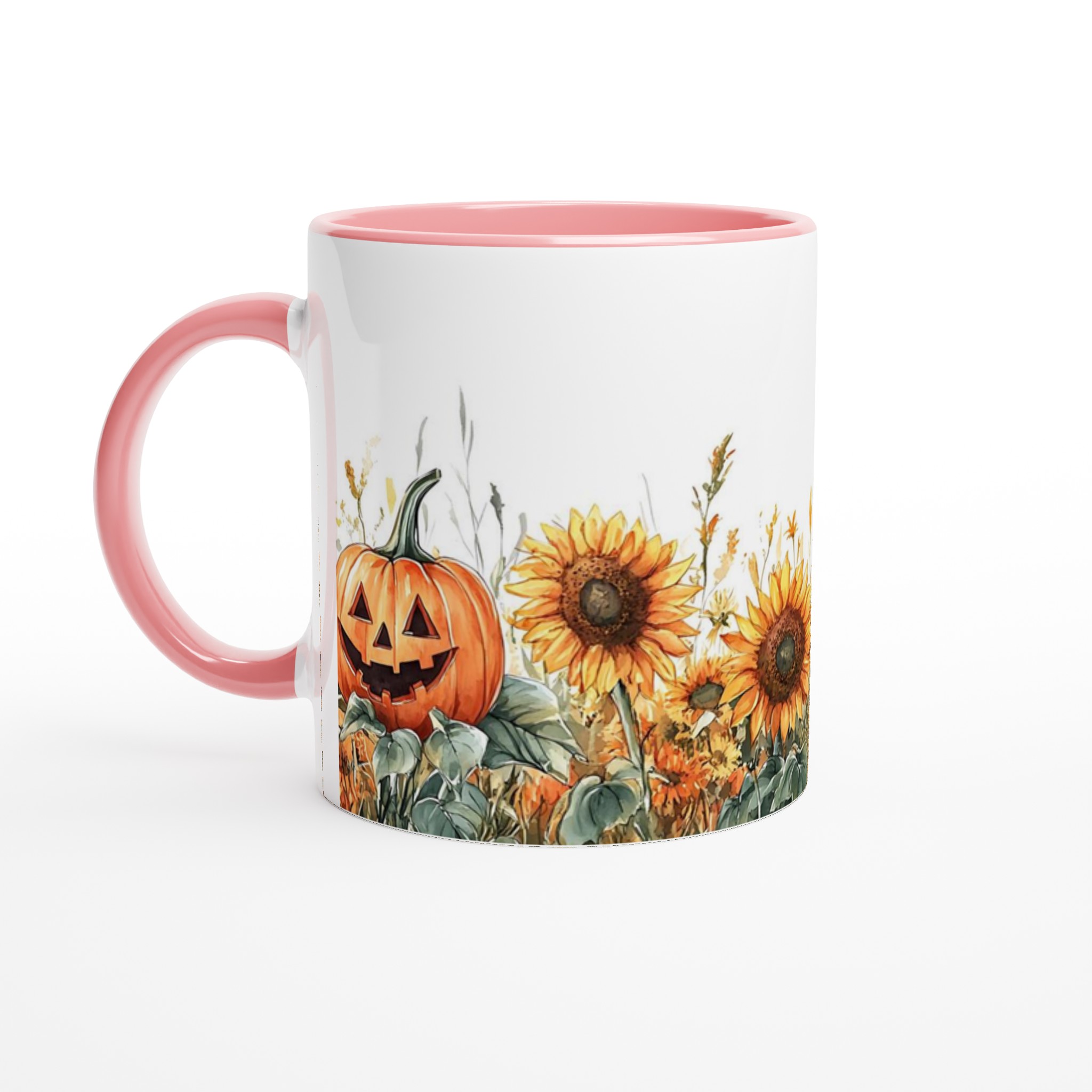 Magisk Halloween Mugg: Pumpor & Solrosor i Akvarell – Välj bland 7 Färgstarka Keramikmuggar! 6 5d72af94-20c3-499a-8c2a-708bfa0b53e2