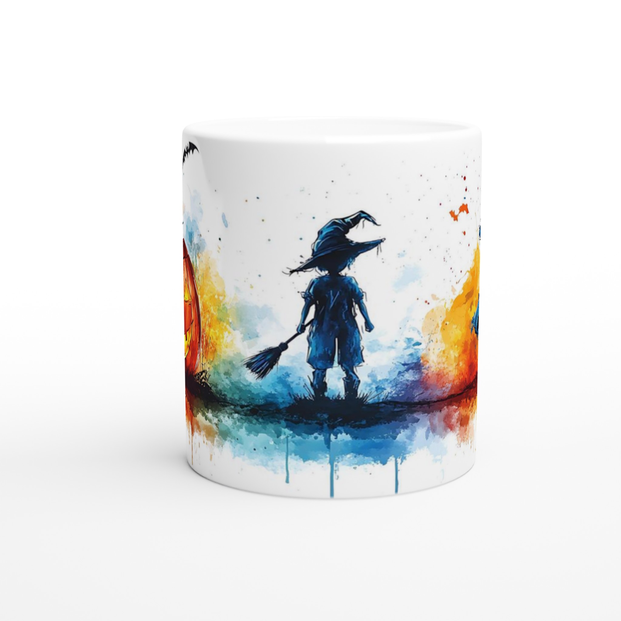 Spöklik Halloween Akvarell Mugg - Skrämmande Charm & Livfull Design, Välj din Favoritfärg! 8 5d7ce85f-a3fb-4d8c-b901-3ef822ab765d