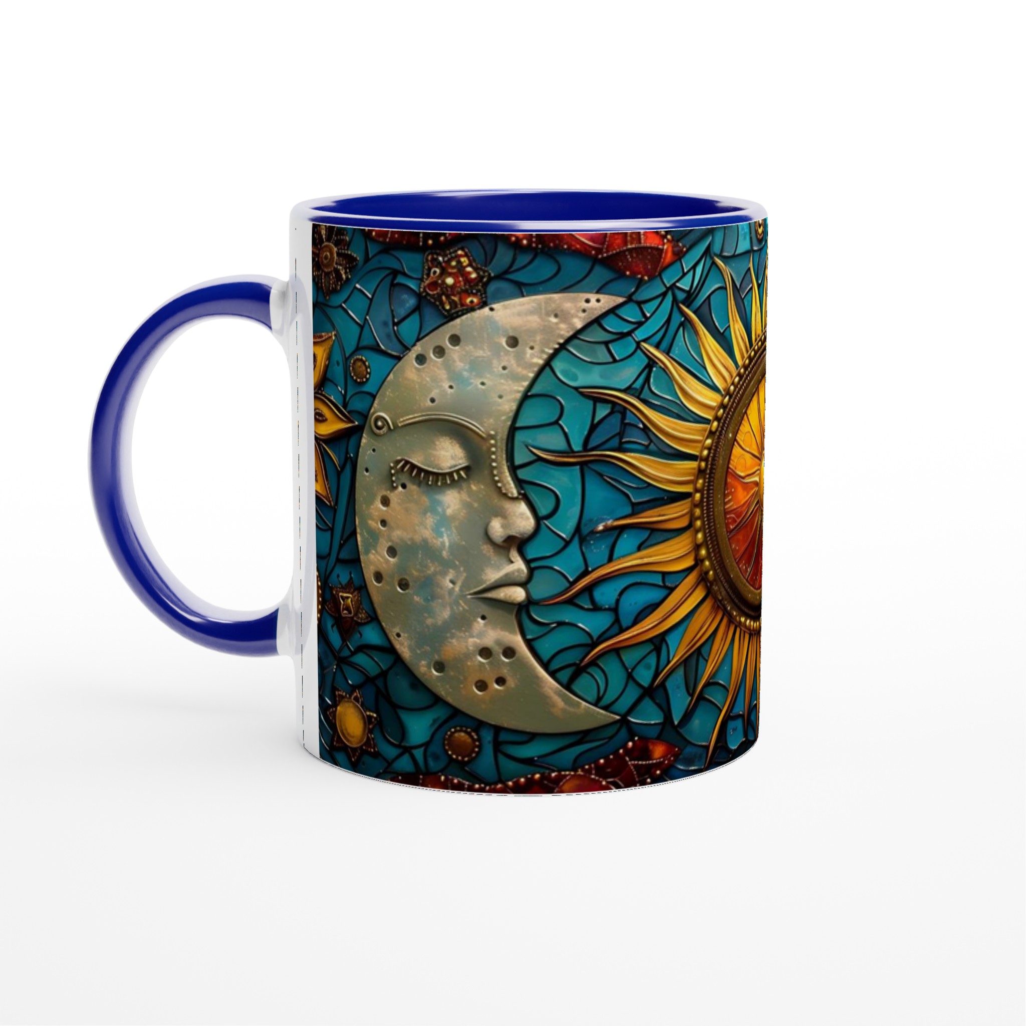 Celest Mugg: Sol & Måne i Stained Glass-stil – Välj din färg 2 5d8eb441-5159-484c-8174-57e89fb6ea8c
