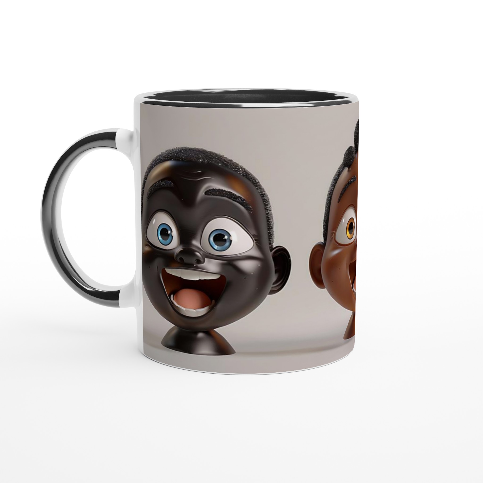 Glad Cartoon Ansikte Keramisk Mugg – uttrycksfull design i flera färger 4 5d99880d-9782-4836-a0be-18ac533cb1b6