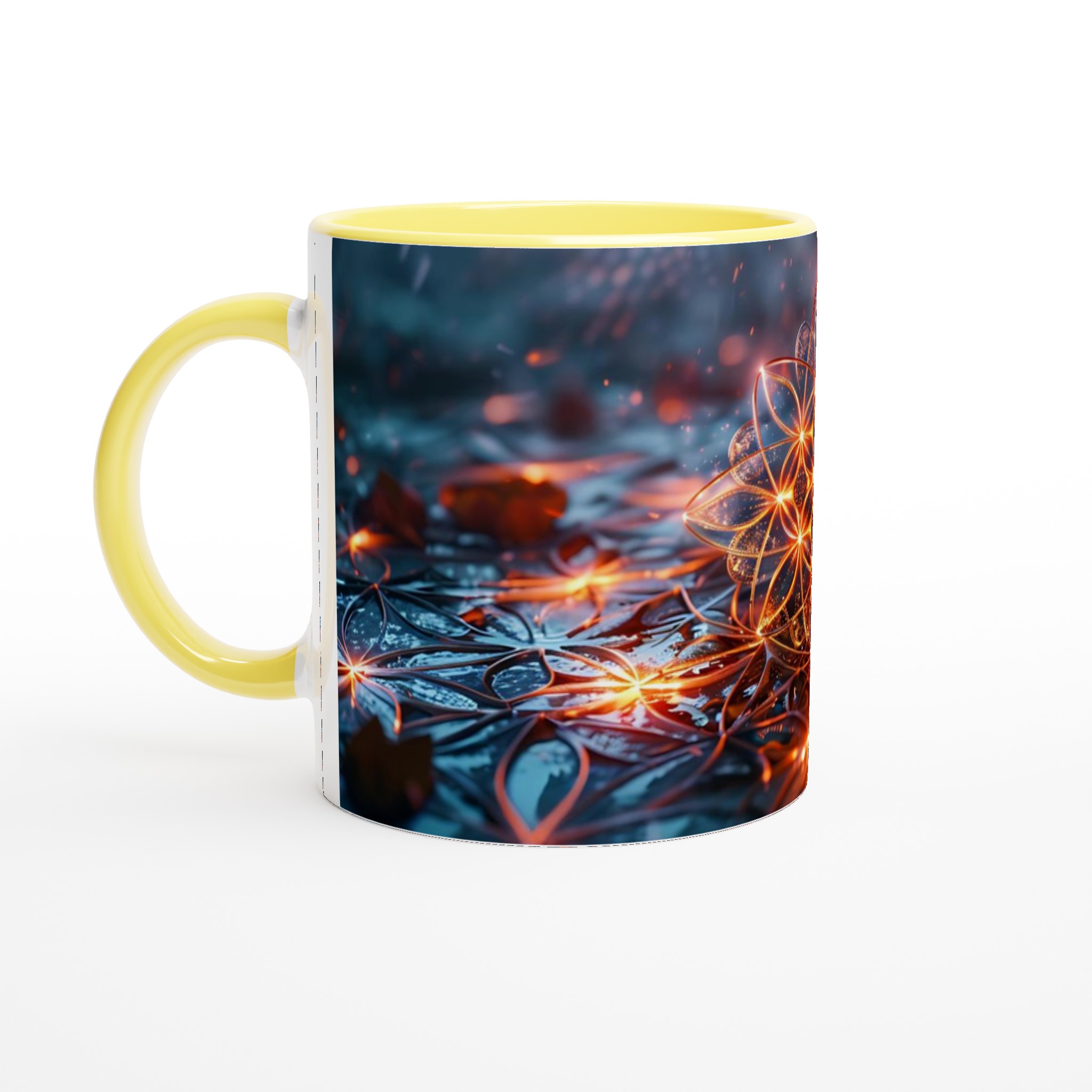 Kosmisk Blomster Keramisk Mugg – Lysande Helig Geometri för din Favoritdryck 3 5dad3601-bf84-4a2b-b8b5-6c2062887686