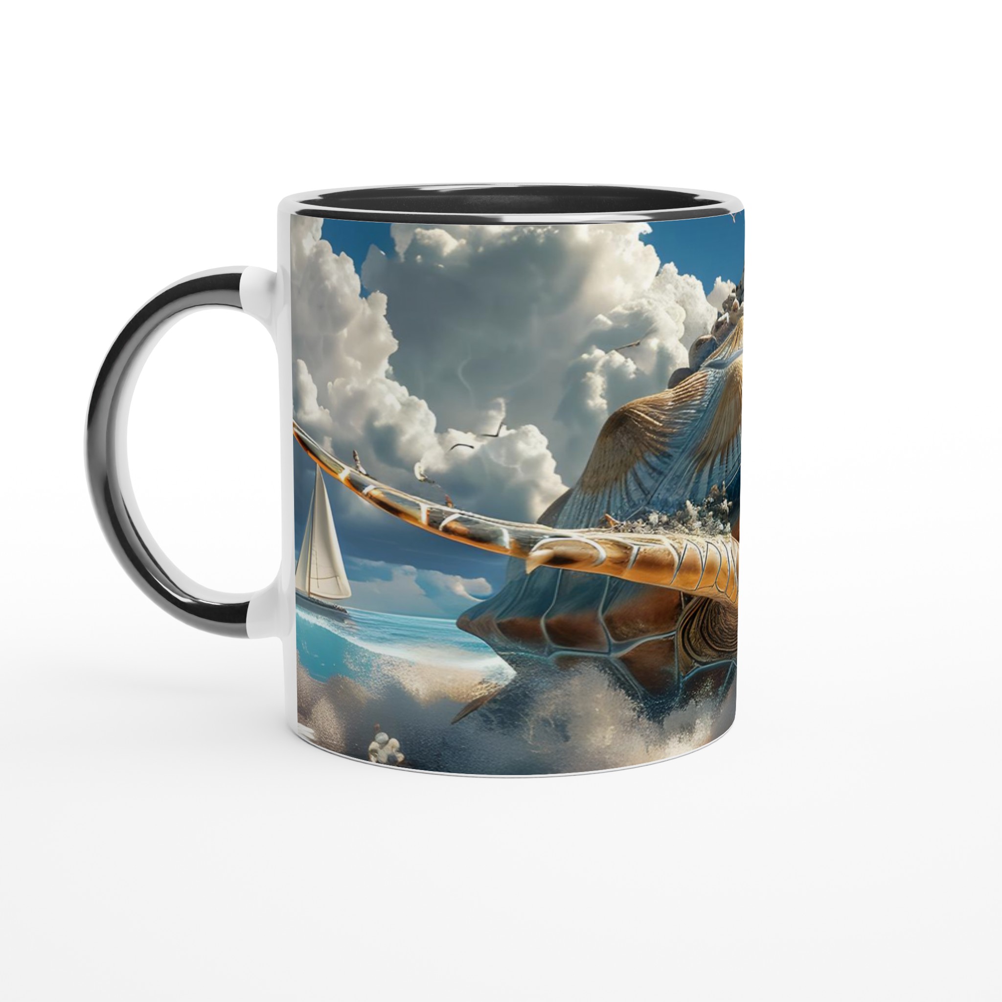 Oceanisk Havssköldpadda 11oz Keramisk Mugg – Dröm Dig Bort till Havet, Finns i Flera Färger 4 5db661b7-bfd6-4008-a8f0-690fac911452