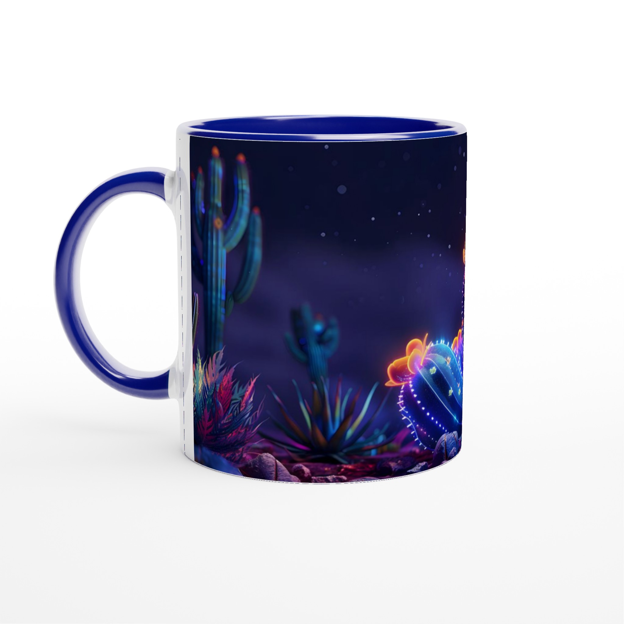 Neon Cactus Drömmugg: 11oz Keramikmugg i Valfri Färg – Lys upp Din Dag! 2 5dcca270-3397-4167-b190-61e9d285ec5e