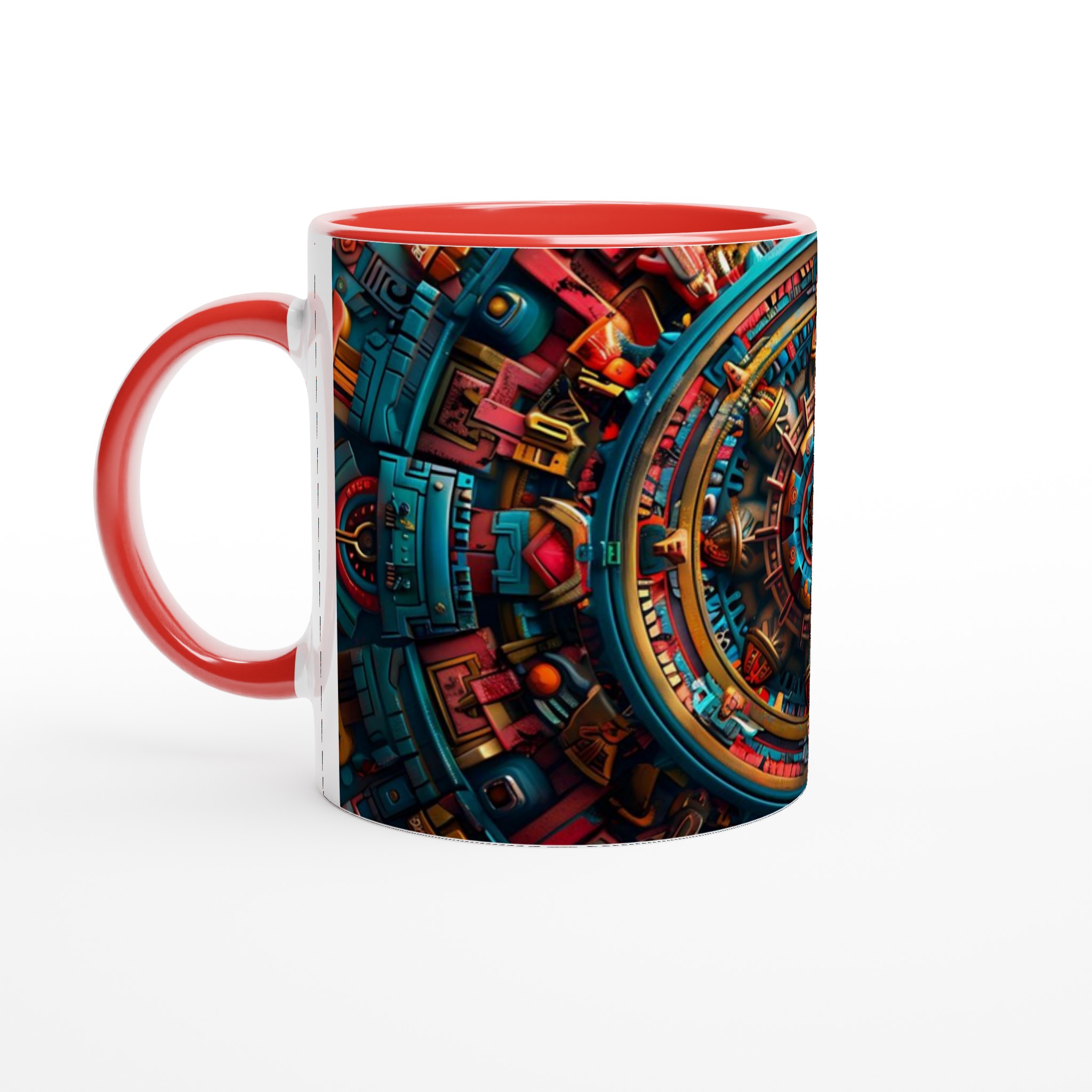 Aztec Fusion 11oz Keramisk Mugg - Levande Konst för Dina Fikapauser i Ditt Val av Färg! 5 5e2ab2e5-6db1-4d1c-abd0-4cb31fd4a666
