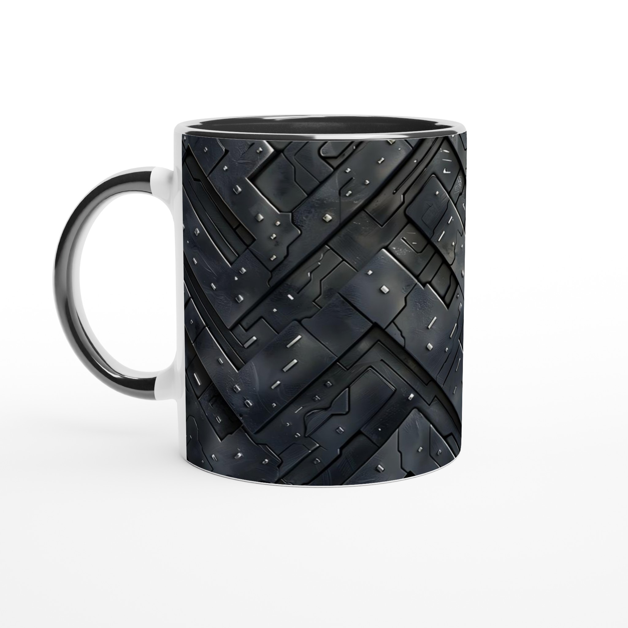 Cyberpunk Gear Pattern Keramikmugg - 11oz, Välj Din Färg! 4 5e596d2a-ad61-43b0-b70a-162baebb7357