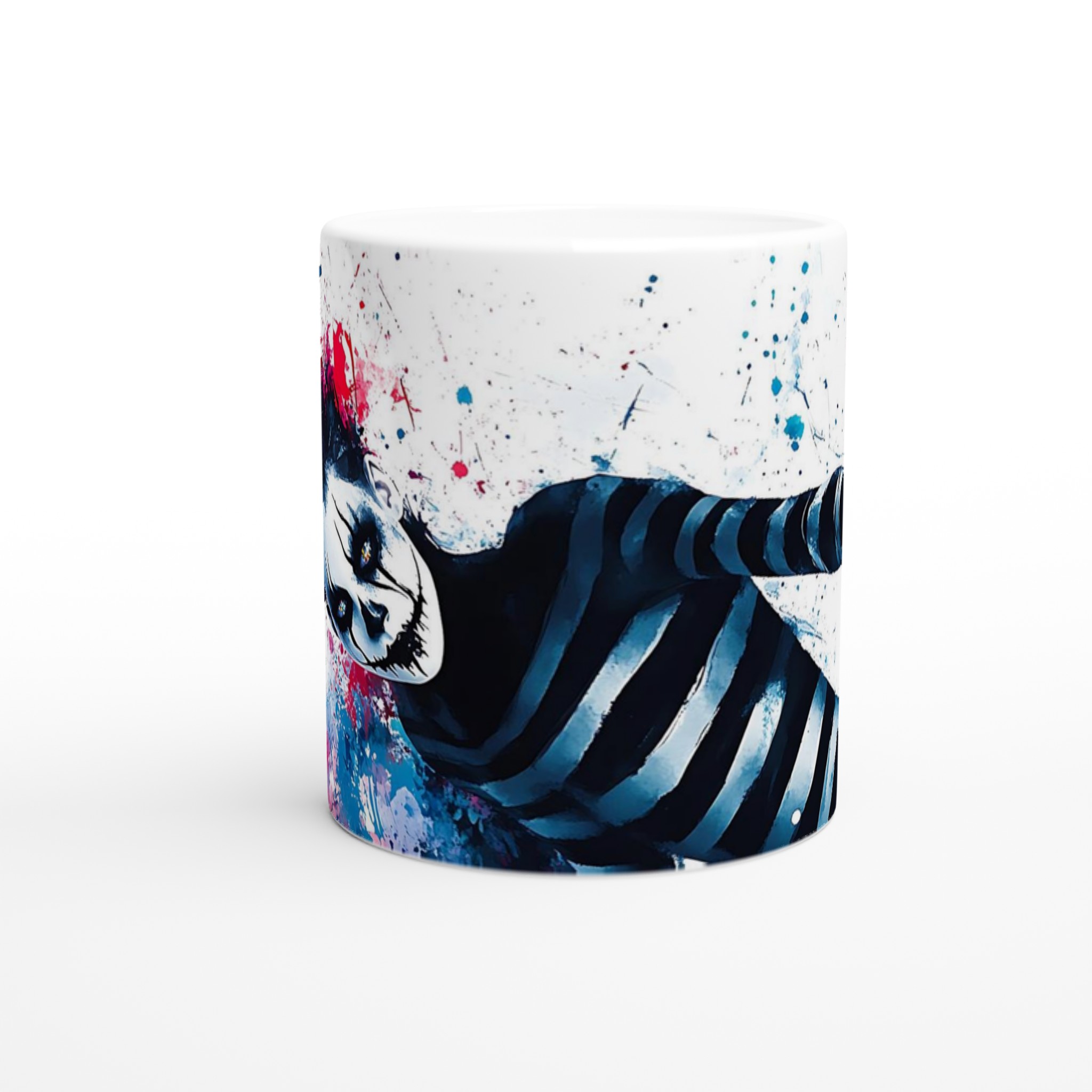 Abstrakt Clownskräck Keramisk Mugg - Levande Konstnärlig Kaffekopp 9 5e90c415-c842-441a-b2cb-e4955073f832