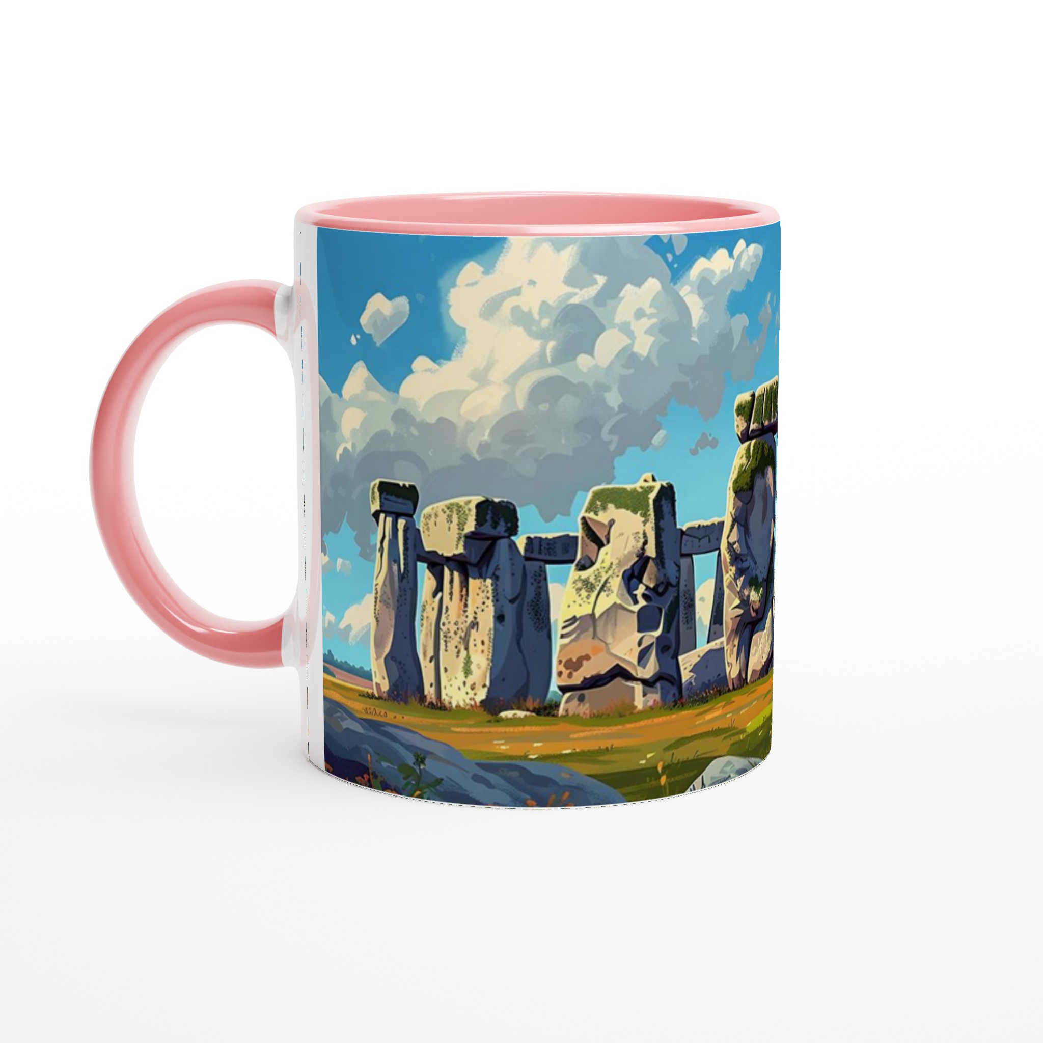 Stonehenge Inspired Keramisk Mugg – Konstnärlig Design i Väljfri Färg 6 5ea0f045-cfc9-42da-9737-9637db37b503