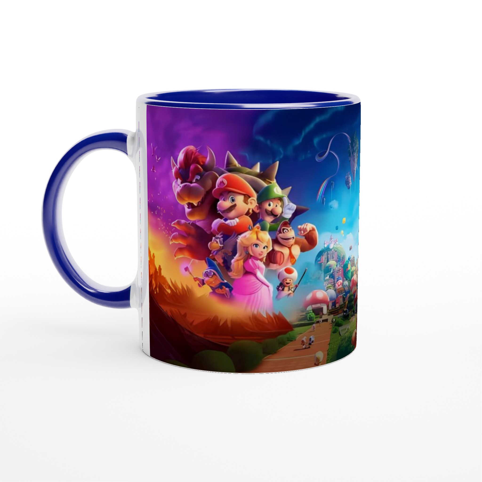 Vit 11oz keramisk mugg med färgstark spelinspirerad design i flera keramiska nyanser 2 5ea28bc1-eefd-4d82-99b4-286f6ece3263