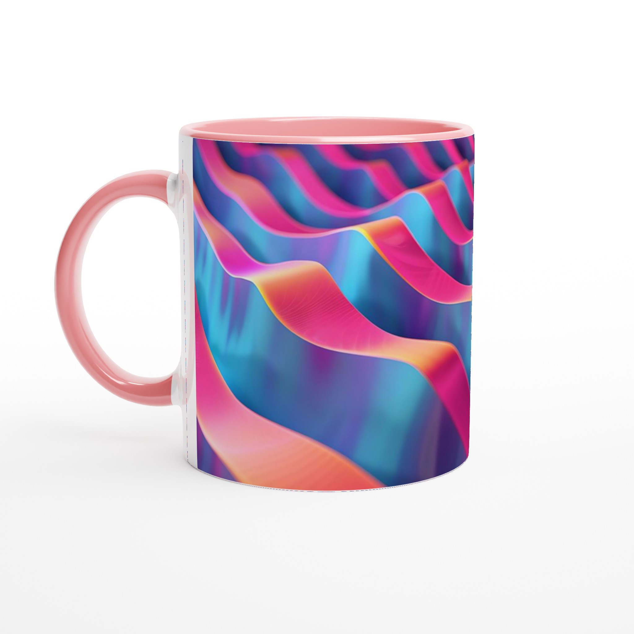 Abstrakt Vågmotiv 11oz Keramisk Mugg – Vibrerande Design i Valfri Färg! 6 5ee35796-ba1e-4b4e-bf92-ddfda97f652e