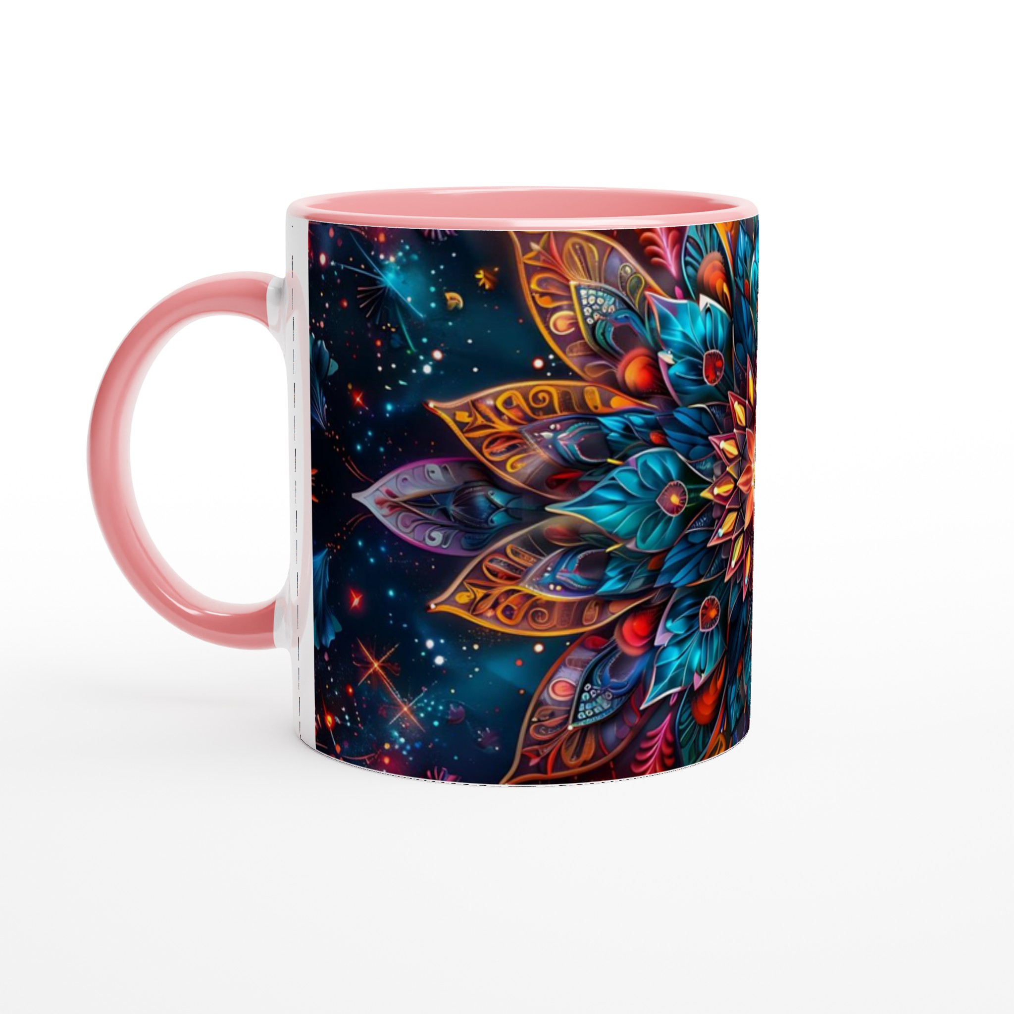 Kosmisk Mandala Mugg – 11oz Keramisk Kaffemugg med Fantasifull Design & Levande Färger 6 5ee3b065-7f45-4947-b8c7-d2ab2942cdfa