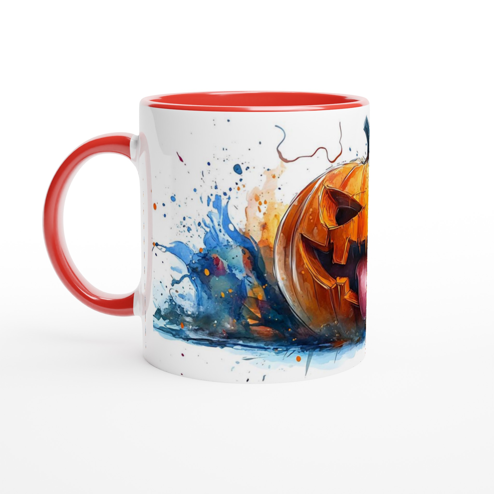 Skräckinjagande Pumpa Akvarell Mugg – Halloween Design i 7 Färger 5 5f18e4fa-71fe-4985-b864-e28557dd6c68