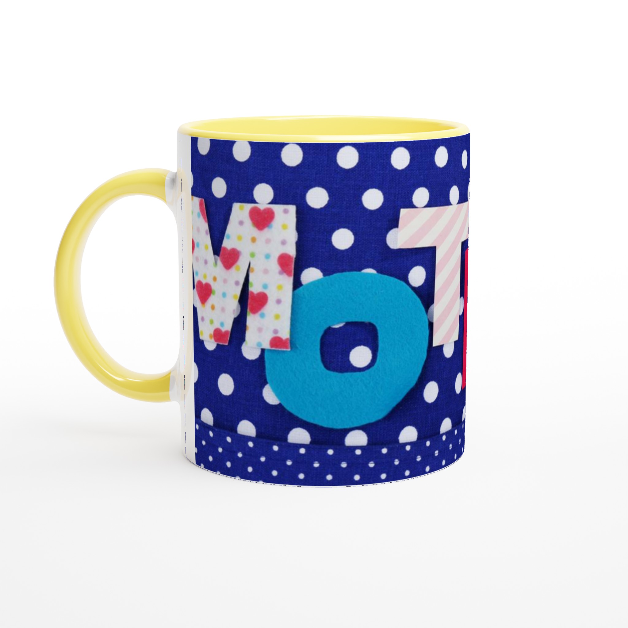 Vit 11oz Keramisk Mugg med Lekfulla Färgglada Bokstäver – Välj bland Sju Stilfulla Kulörer 3 5f1e6498-1c0c-41c5-8df2-14f44d9a6840