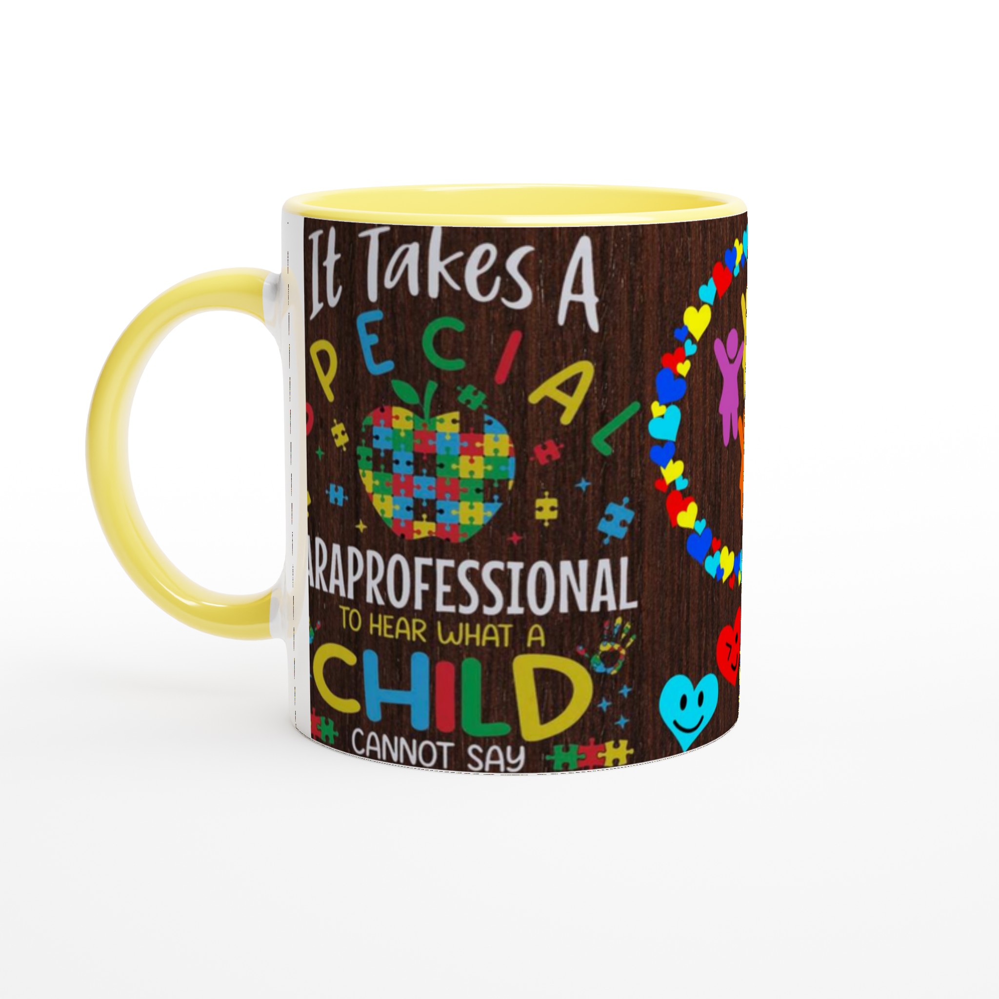 Vit 11oz keramisk mugg med färgglad, peppande design – välj bland sju livfulla keramikkulörer 3 5f6578f1-2e7f-4741-9b35-26eb3a75b647