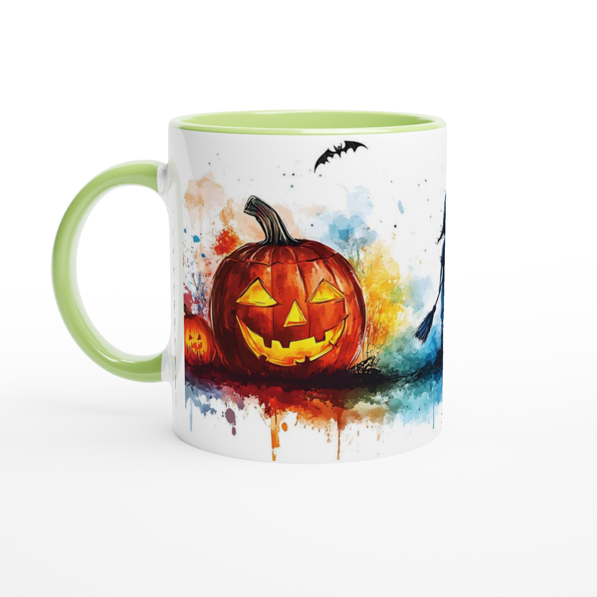 Spöklik Halloween Akvarell Mugg - Skrämmande Charm & Livfull Design, Välj din Favoritfärg! 7 5f908854-1520-4f6e-b795-4047b1d61c4d