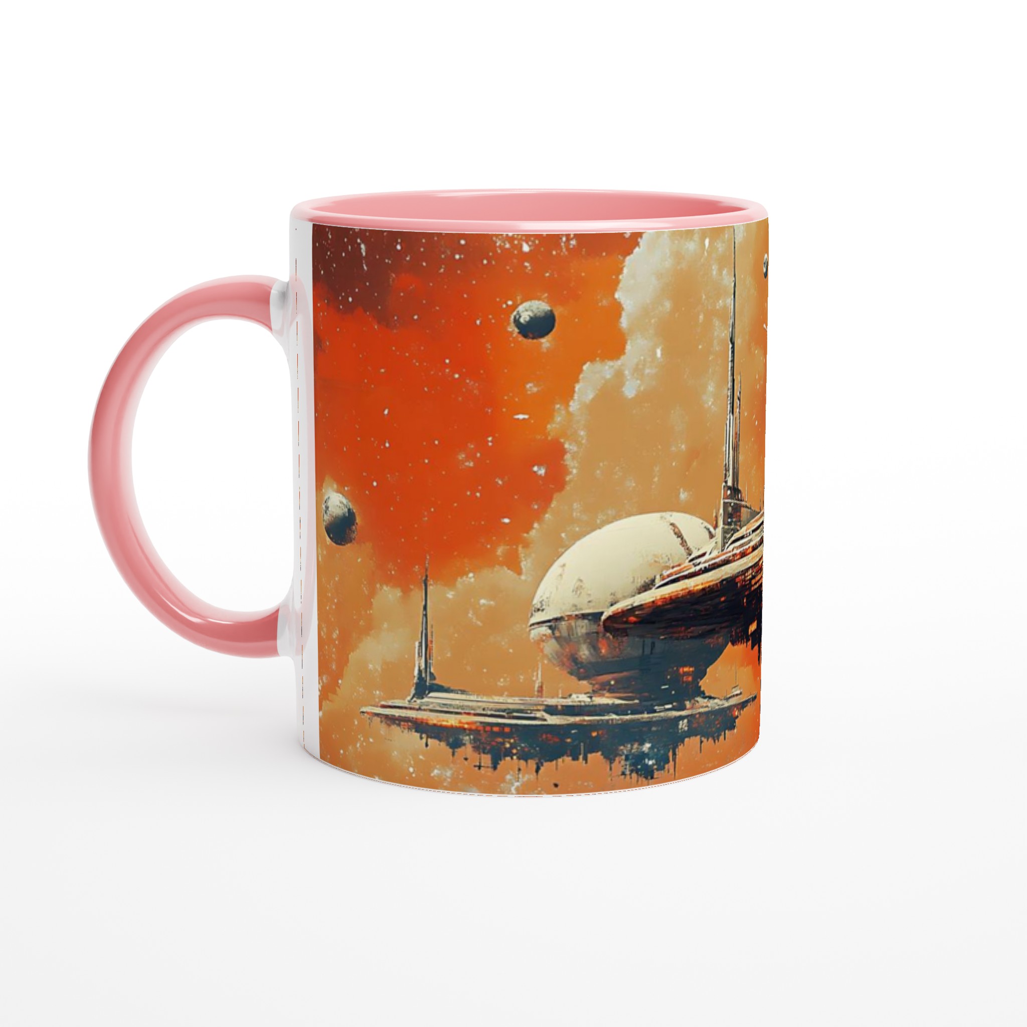 Space City Science Fiction Mugg – 11oz Keramikmugg i ditt val av sju djärva färger 6 5f99c64e-26f9-4619-83e3-6f46e5cc7049