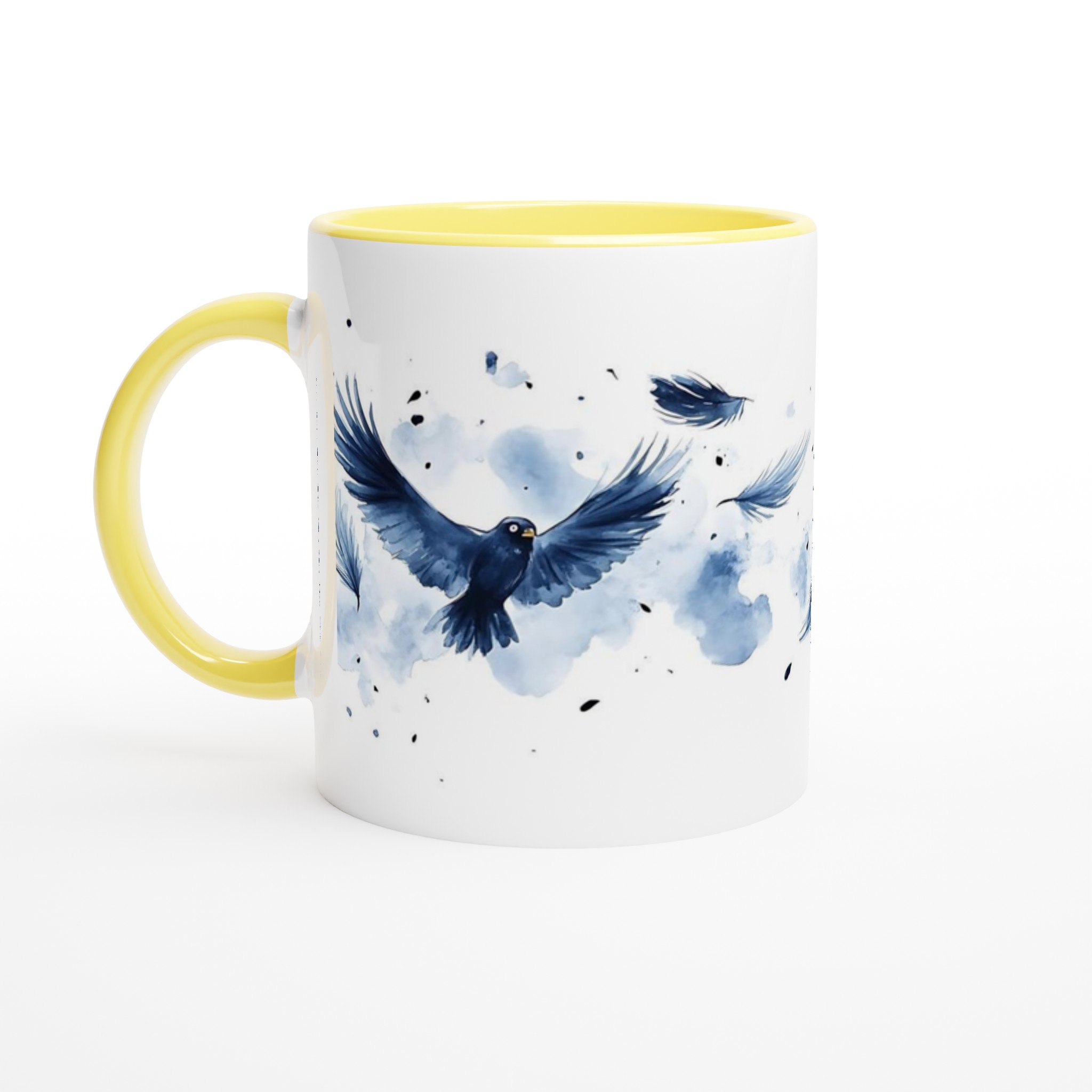 Svarta Fåglar i Akvarell: 11oz Keramisk Mugg – Drömfull Design för Din Kaffestund 3 60532c28-dbd8-46ca-88e7-57177da41bf0
