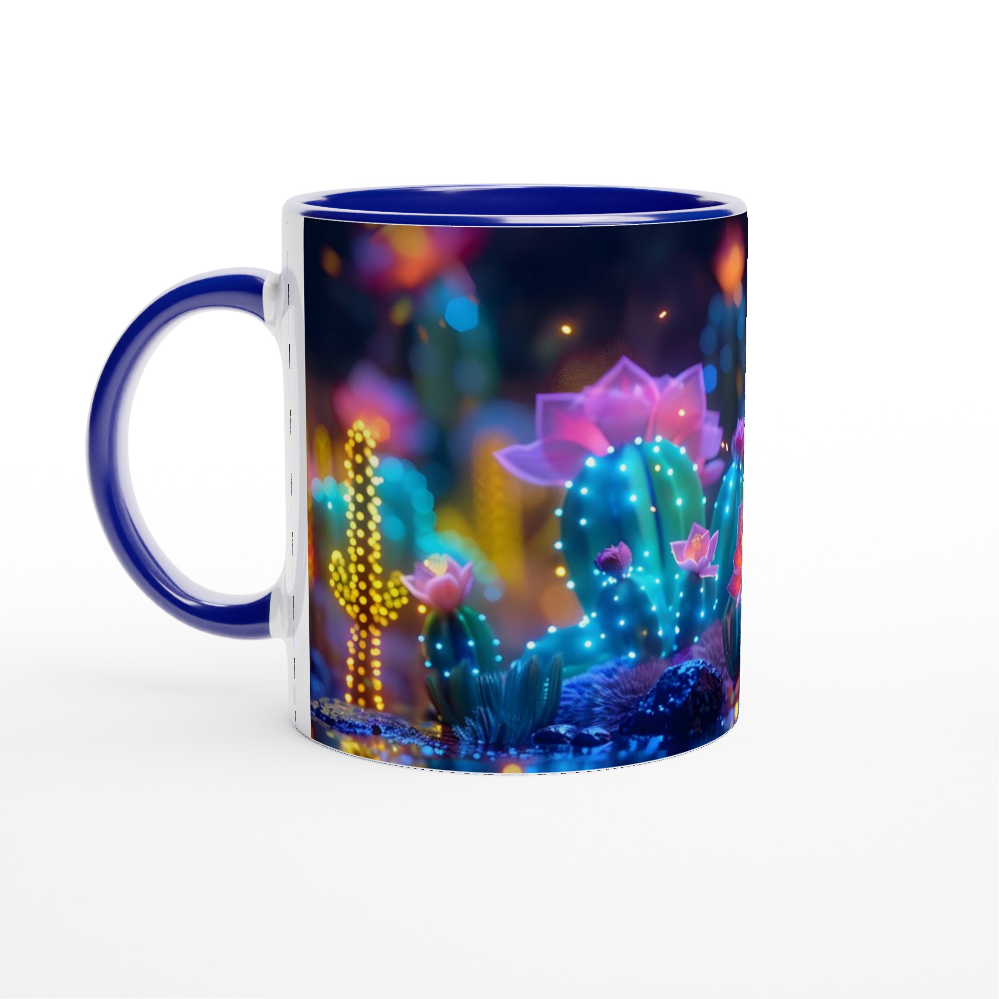 Magisk Nattkaktus 11oz Keramisk Mugg – Drömsk Kaffestund med Lysande Färger 2 60545946-9060-4fc9-9a72-b39227cf109a