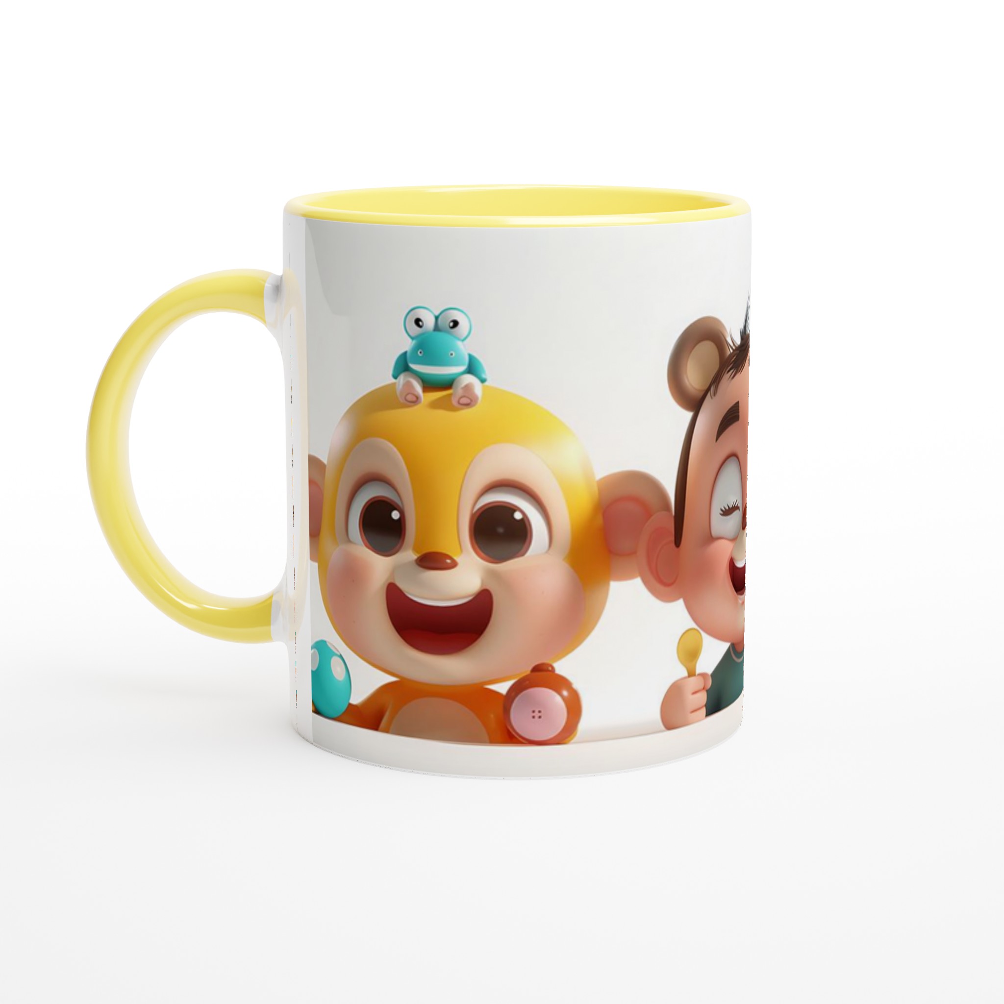 Lekfulla Vänner Barndesigns Mugg – 11oz Keramikmugg i ditt val av 7 glada färger! 3 606c4b2b-d2c0-42e9-81a0-a199549c2cae
