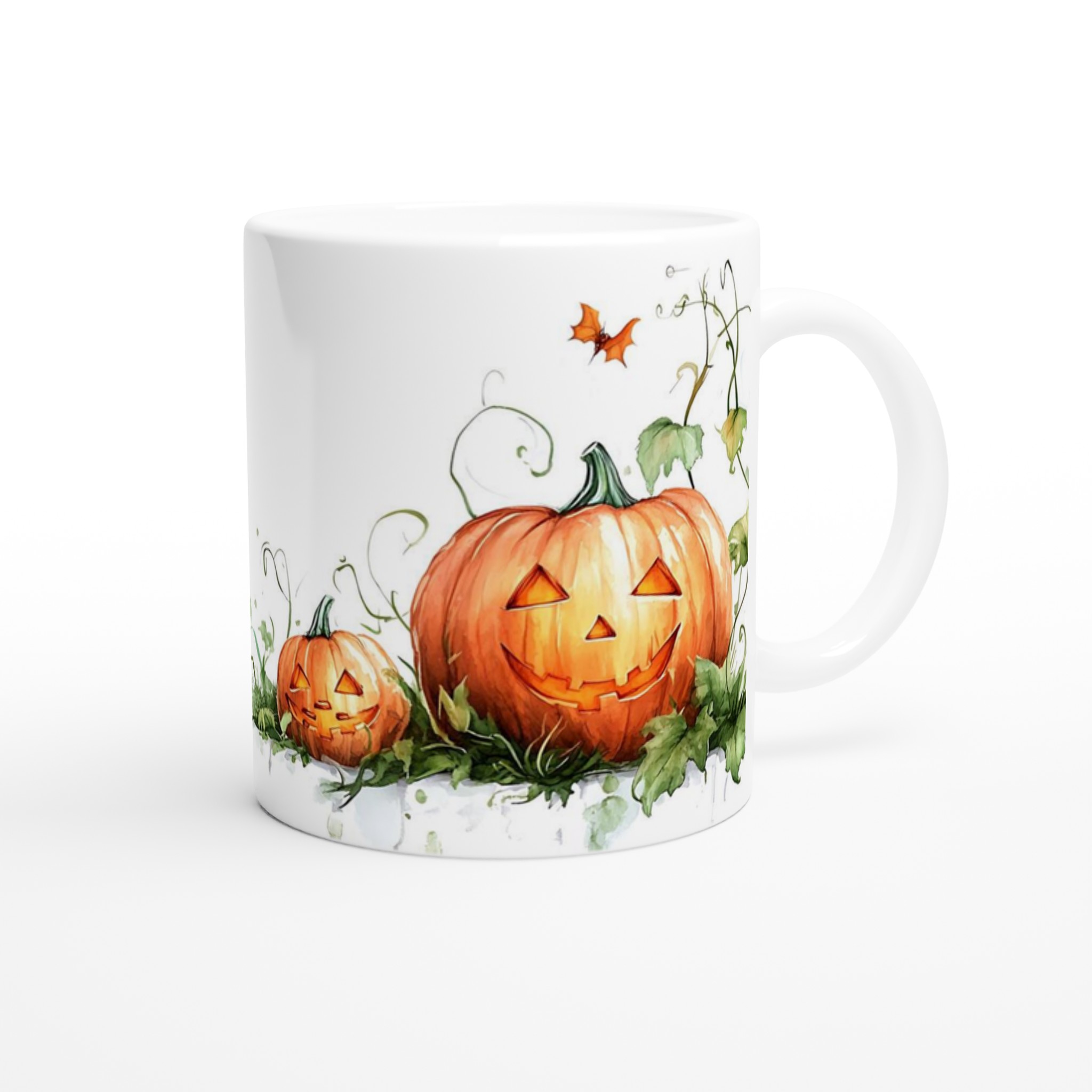 Bus eller godis! Klassisk Halloweenpumpa Mugg – Spöklikt charmig 11oz keramikmugg i ditt val av färg 9 608e66ba-af60-43e4-b29f-f4ced9f02c40
