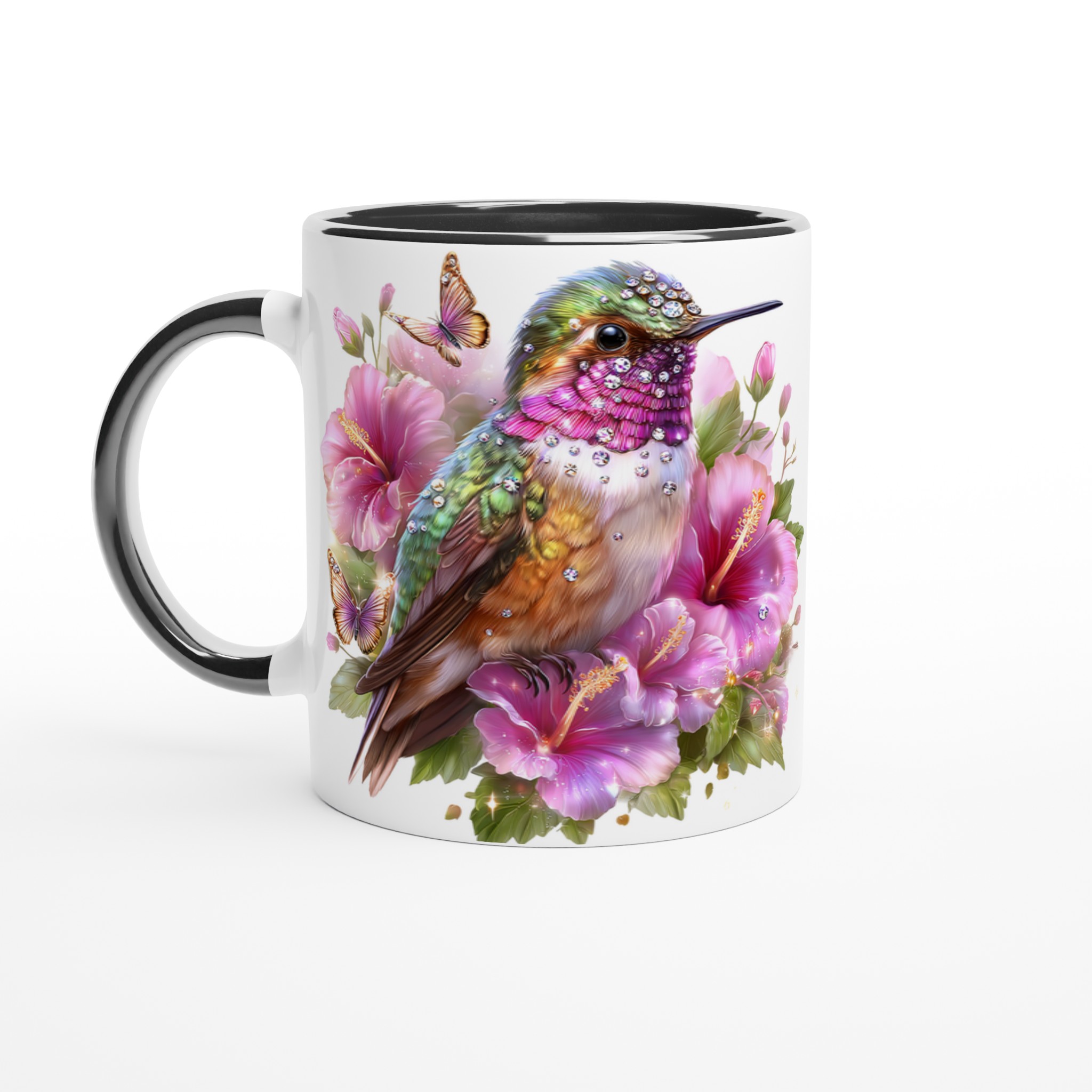 Glittrande Kolibrimugg – Vårblommor & Fjärilar i Premium Keramik – Välj Din Färg! 4 614139ba-775d-491d-b170-ded8d54524e3