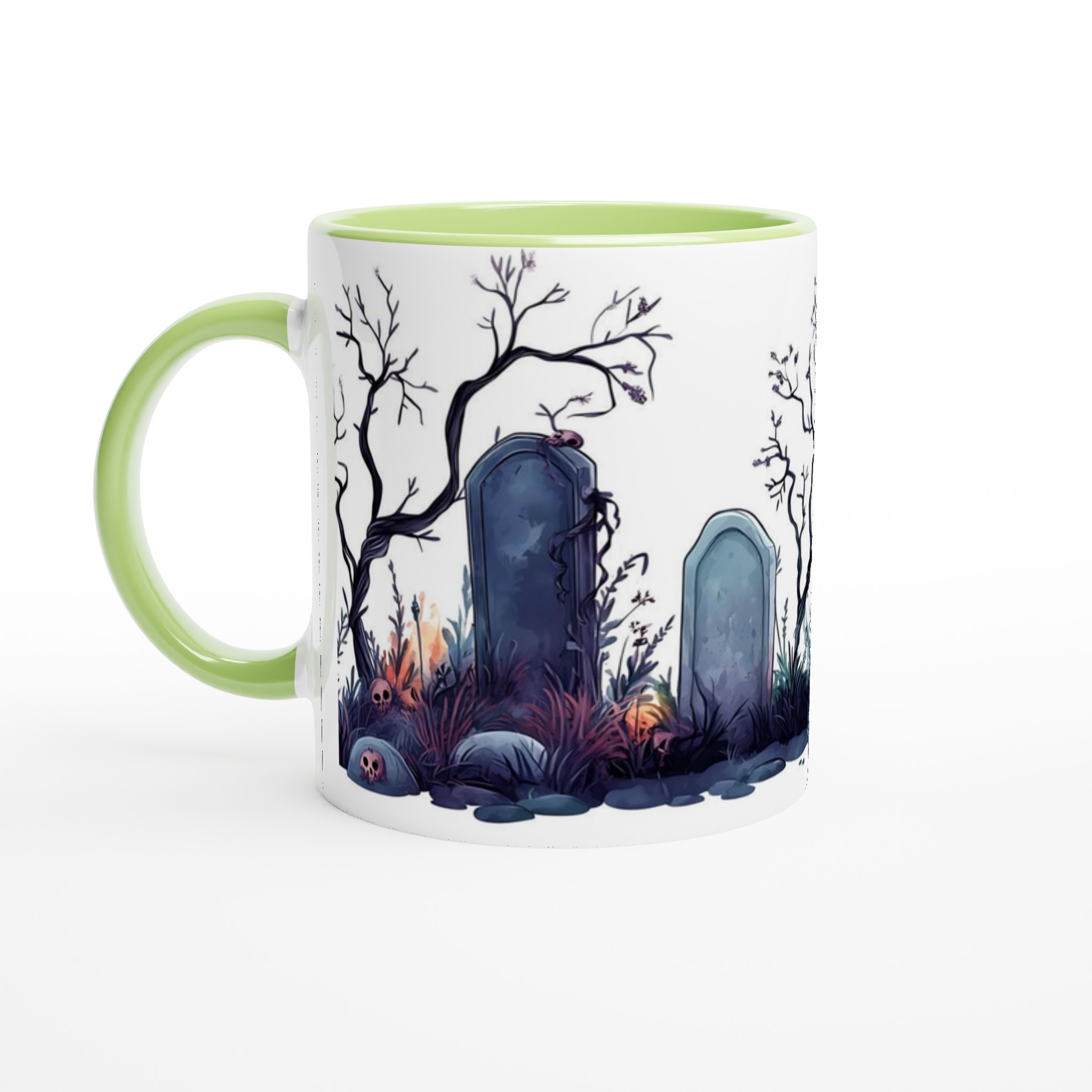 Mörk Romantisk Kyrkogårds Mugg – Spöklik Charm för Halloween & Gotisk Stil 7 6194bb3b-da1a-4cc7-88ae-c40b3b177a3d