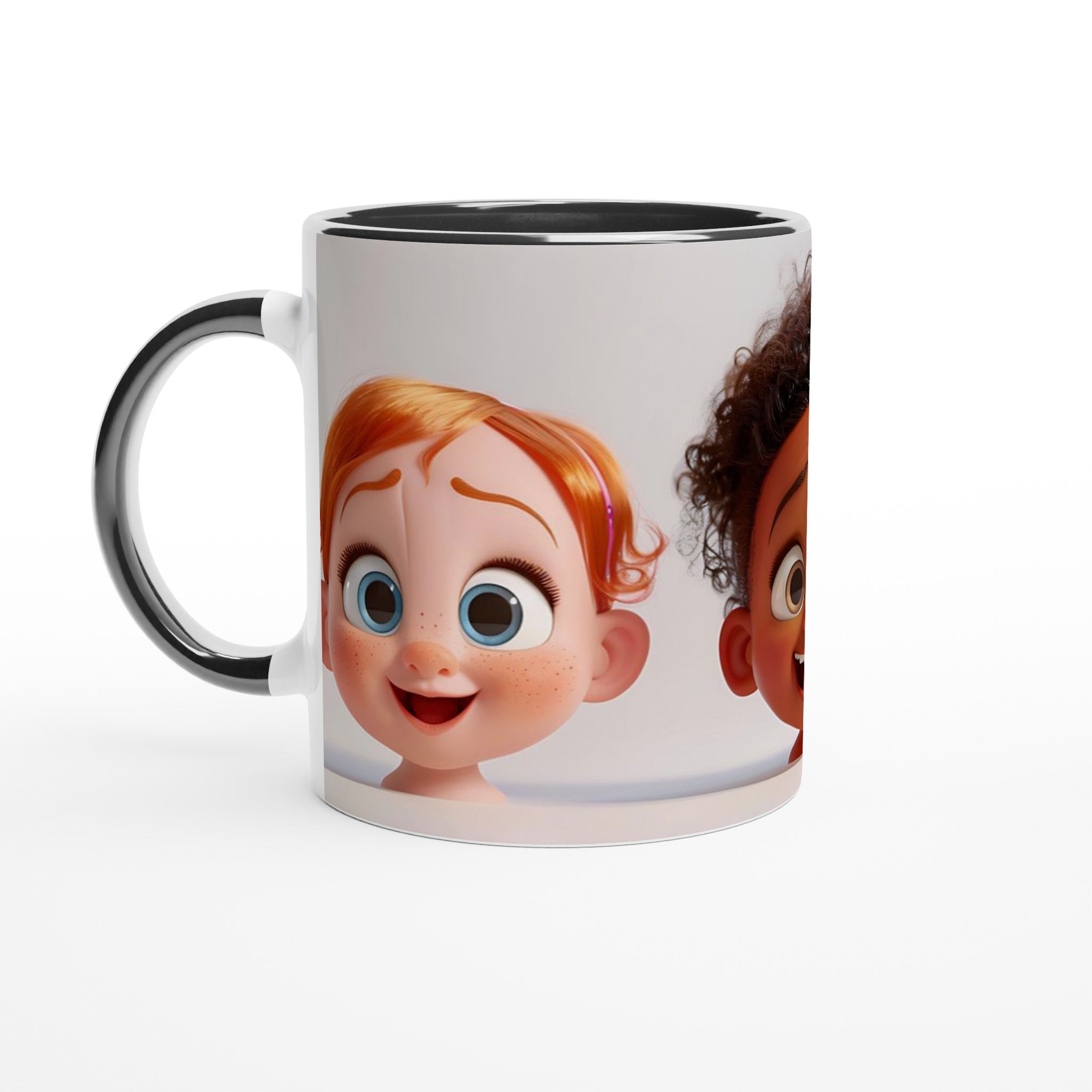 Glädjefylld Keramikmugg 11oz – Strålande Barnmotiv i Valfri Färg för Ditt Kaffe! 4 6205f695-7904-4d8a-9a12-e4f736bc15be