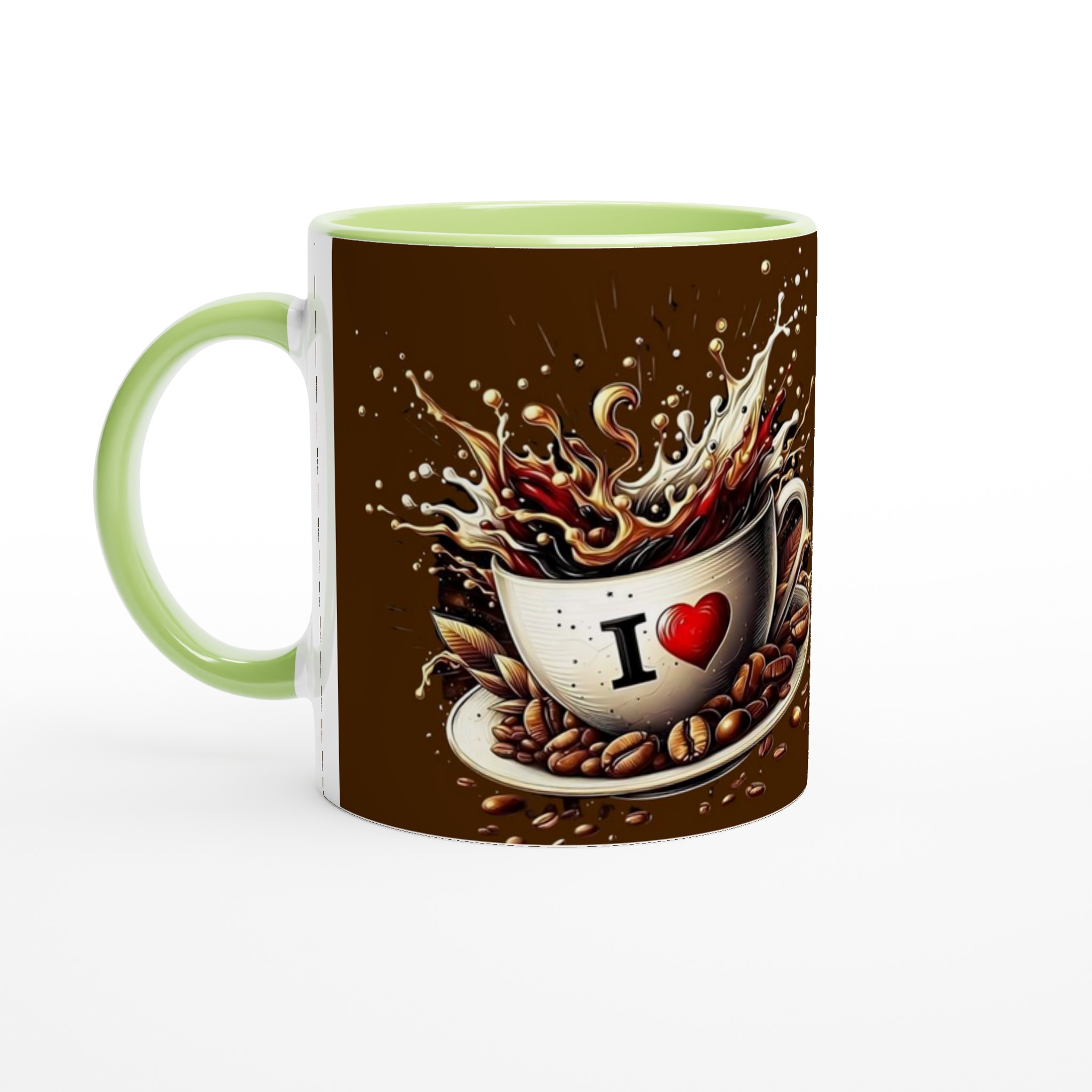 Vit 11oz keramisk mugg med kärleksfullt kaffemotiv – välj din perfekta färg 8 6208565f-4951-4300-b5a7-d8ed2b38eb21