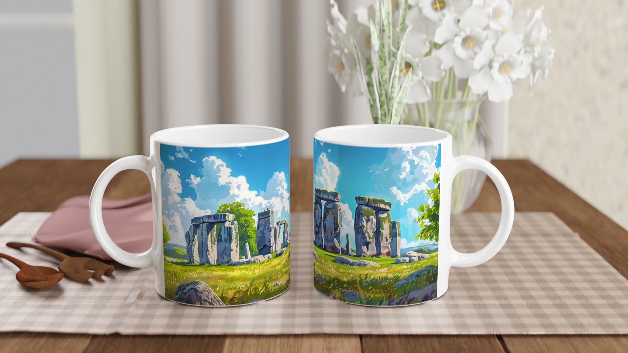Historisk Stonehenge Keramikmugg – Din Kaffepaus till En Forntida Värld, Välj Färg! 10 620fd701-cab3-4473-a9f4-3d908f6903af