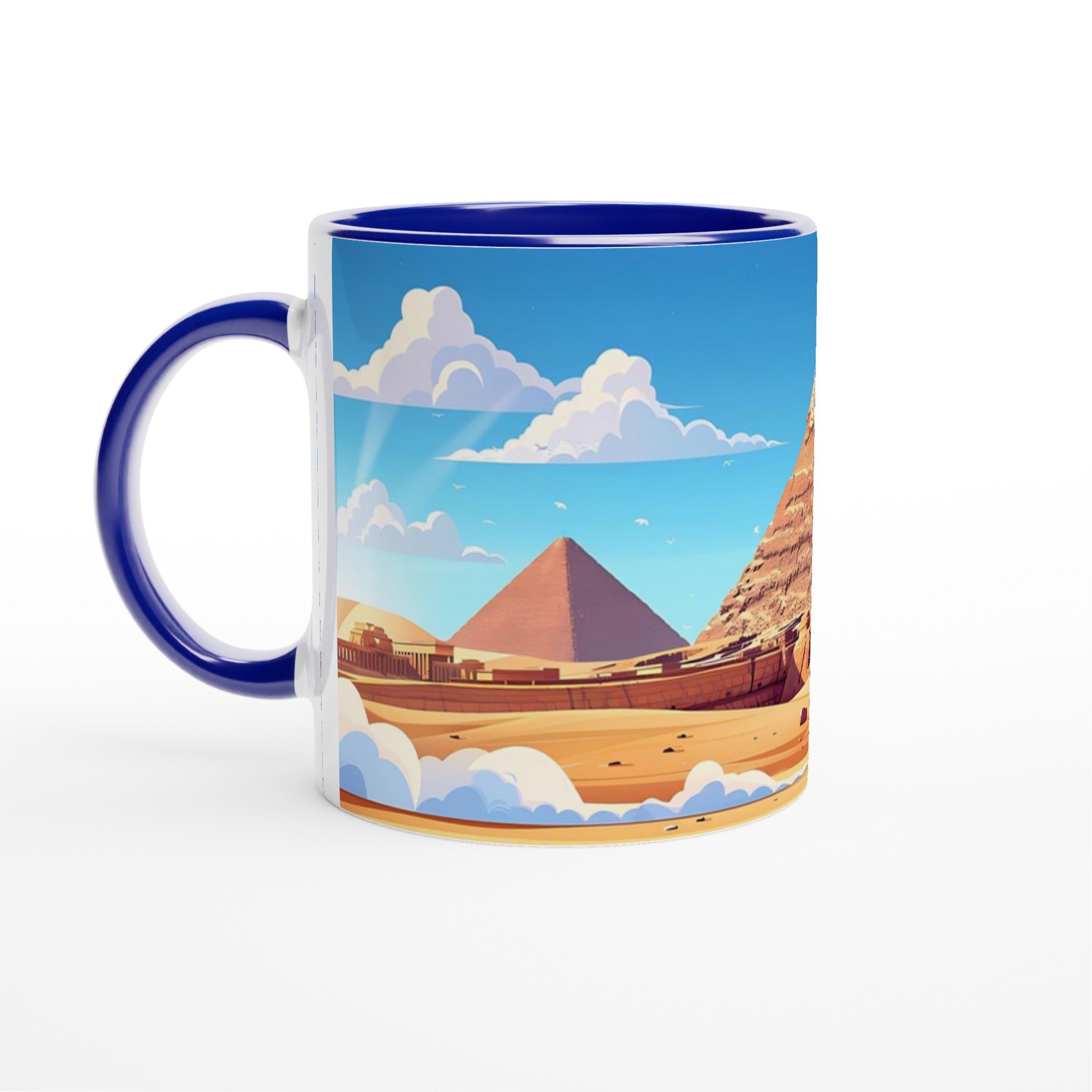 Egyptisk Pyramider & Sfinx Mugg - Klassisk Design i ditt Val av Färg 2 622014c1-b4ed-48ad-8425-ee1b7a4716b6