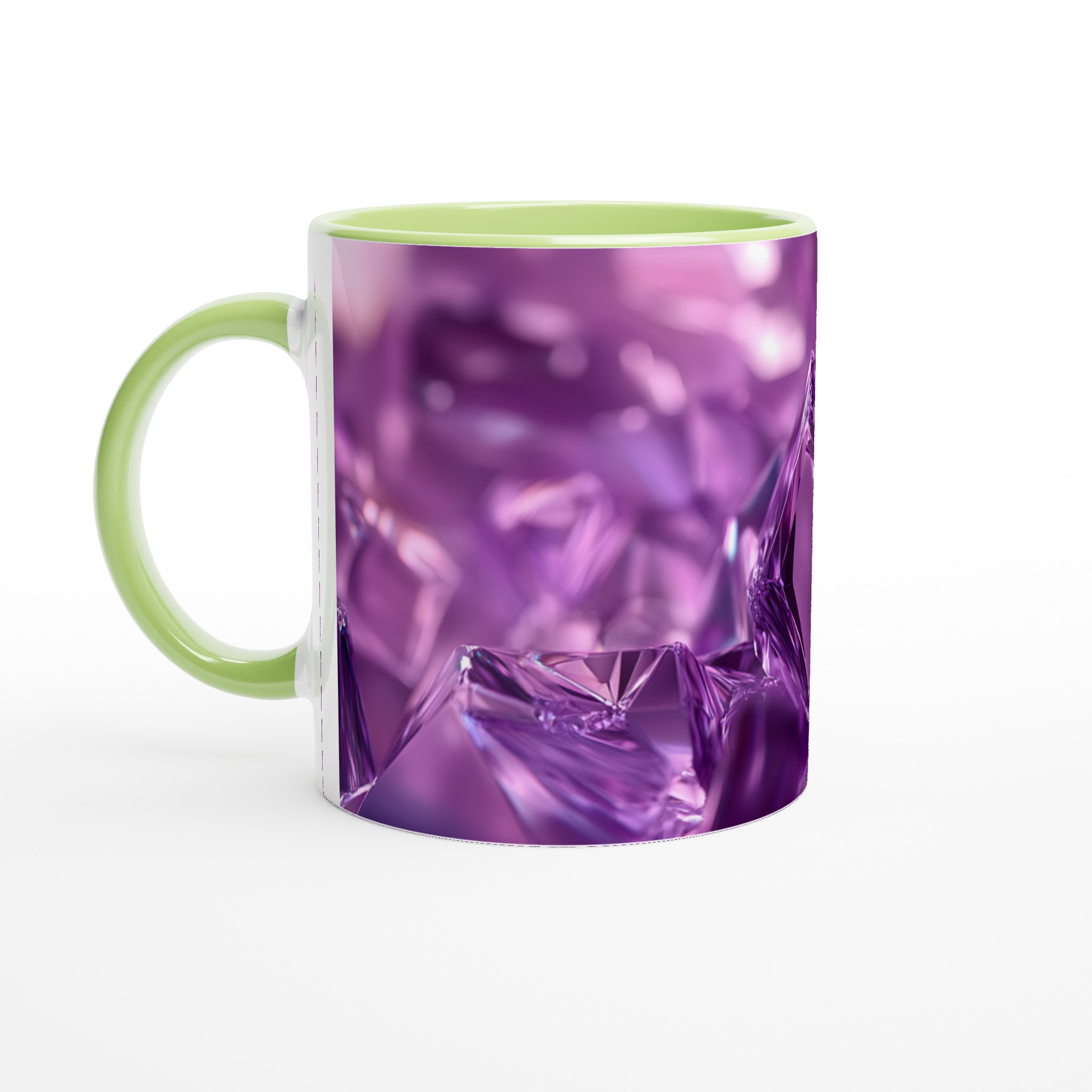 Lyxig 11oz Keramikmugg – Strålande Lila Facetterad Design, Välj din Favoritfärg 7 625aba64-5f6b-4b9e-ba76-9cf72790b89d
