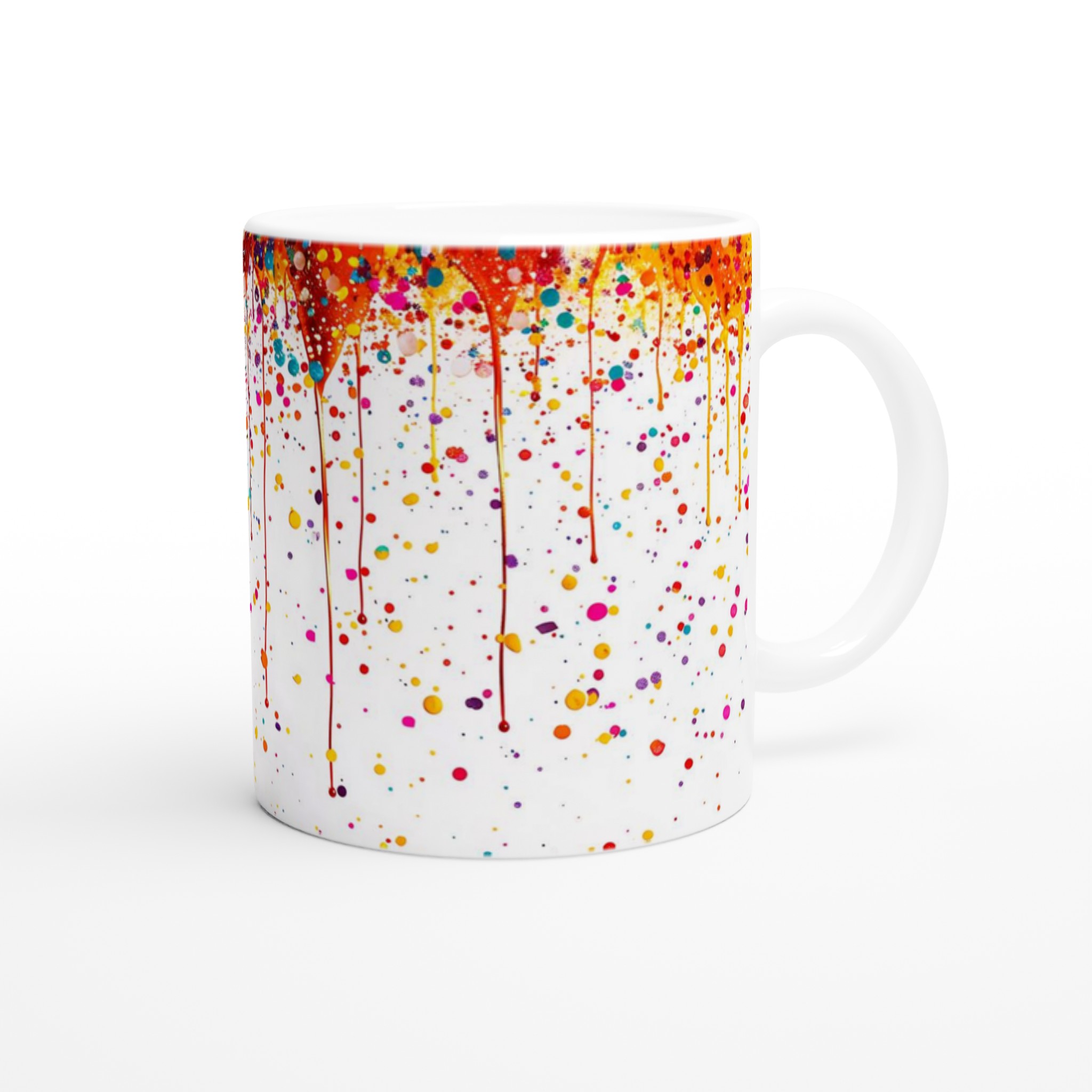 Färgsprakande Stänkmugg - 11oz Keramikmugg i ditt val av 7 livfulla färger 9 625e771f-8a87-40a8-b600-5b87f6d7b2f7