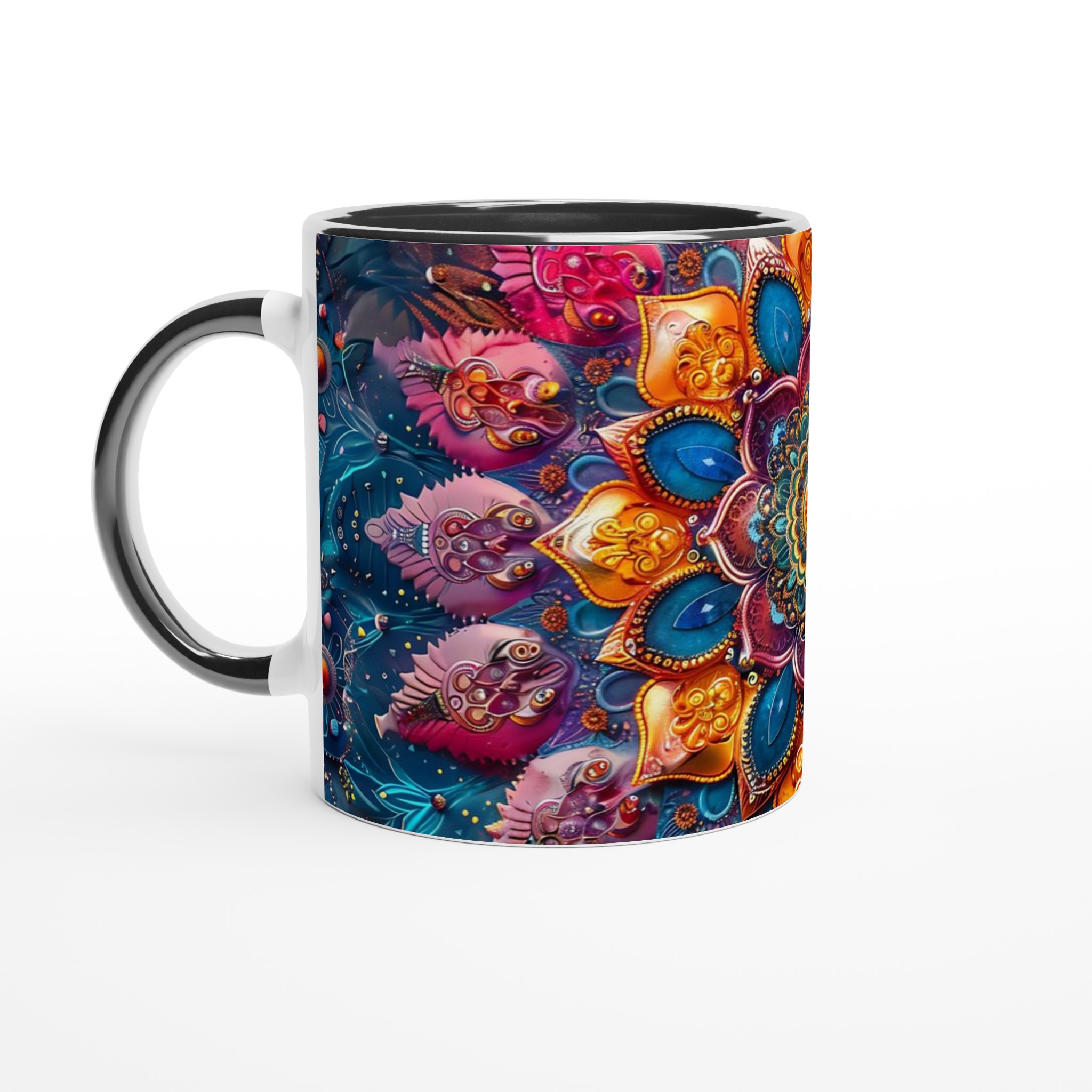 Mandala Magisk 11oz Keramikmugg – En Explosion av Färg & Mönster för Din Favoritdryck! 4 6310aa9c-c009-4fb2-9401-b025e0a4619b