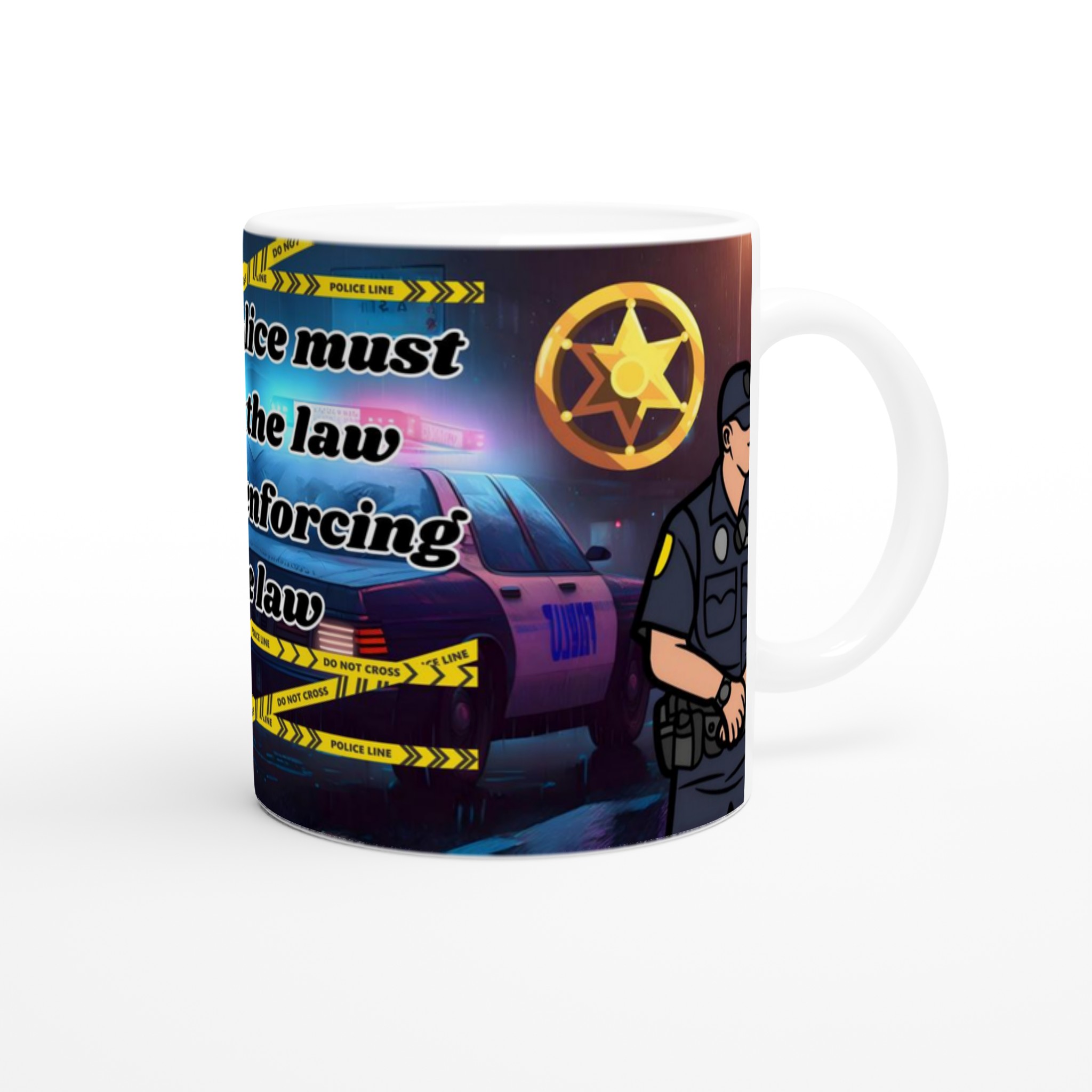 Vit 11oz keramisk mugg med starkt budskap – välj mellan sju uttrycksfulla keramiska färger 9 6322da15-cc32-4a53-8e90-8db6794d4c2c