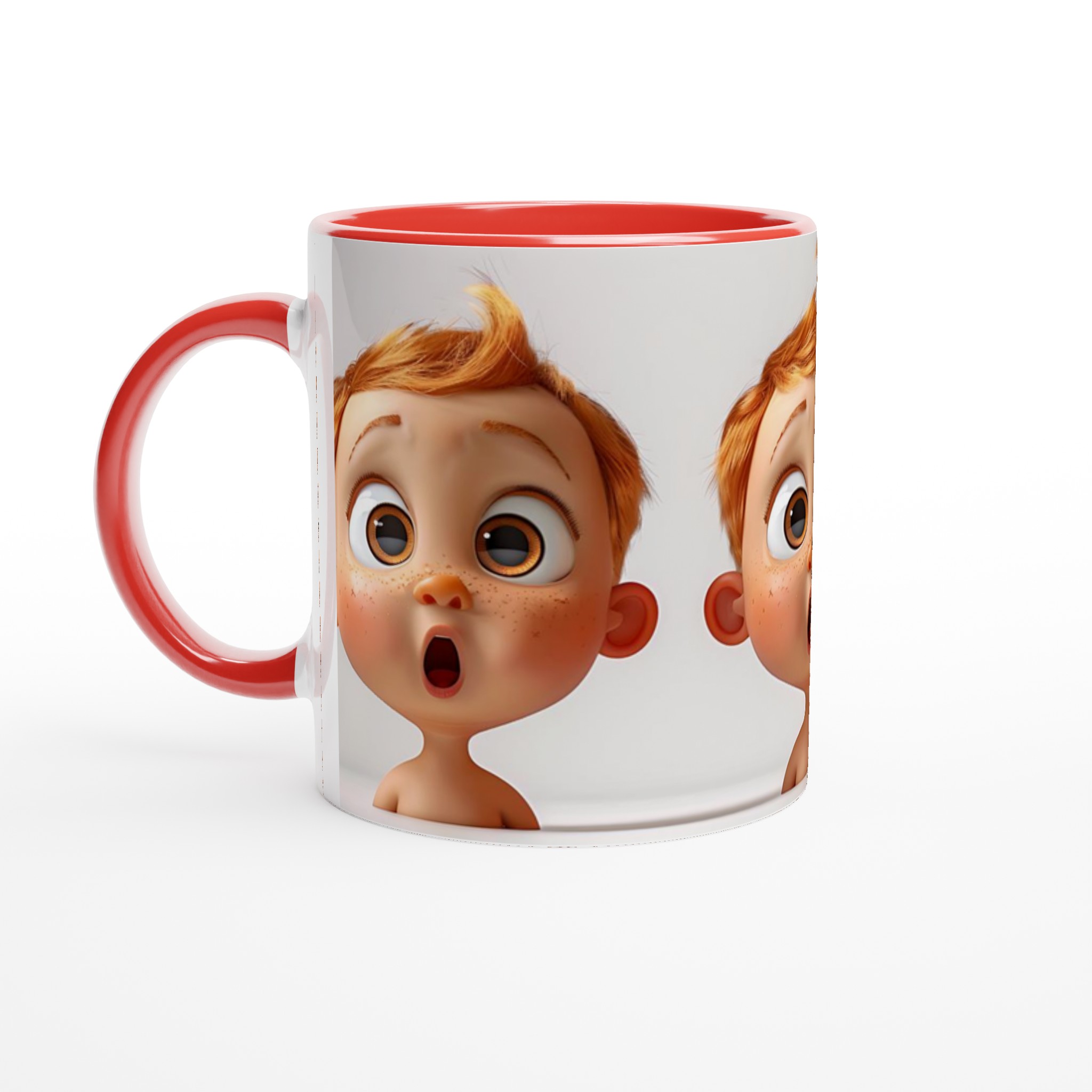 Förbluffande 11oz Keramisk Mugg – Med Charmiga 3D-Babyansikten i Ditt Val av Färg 5 63388fa9-8246-4461-864d-e9d4ff71e30b