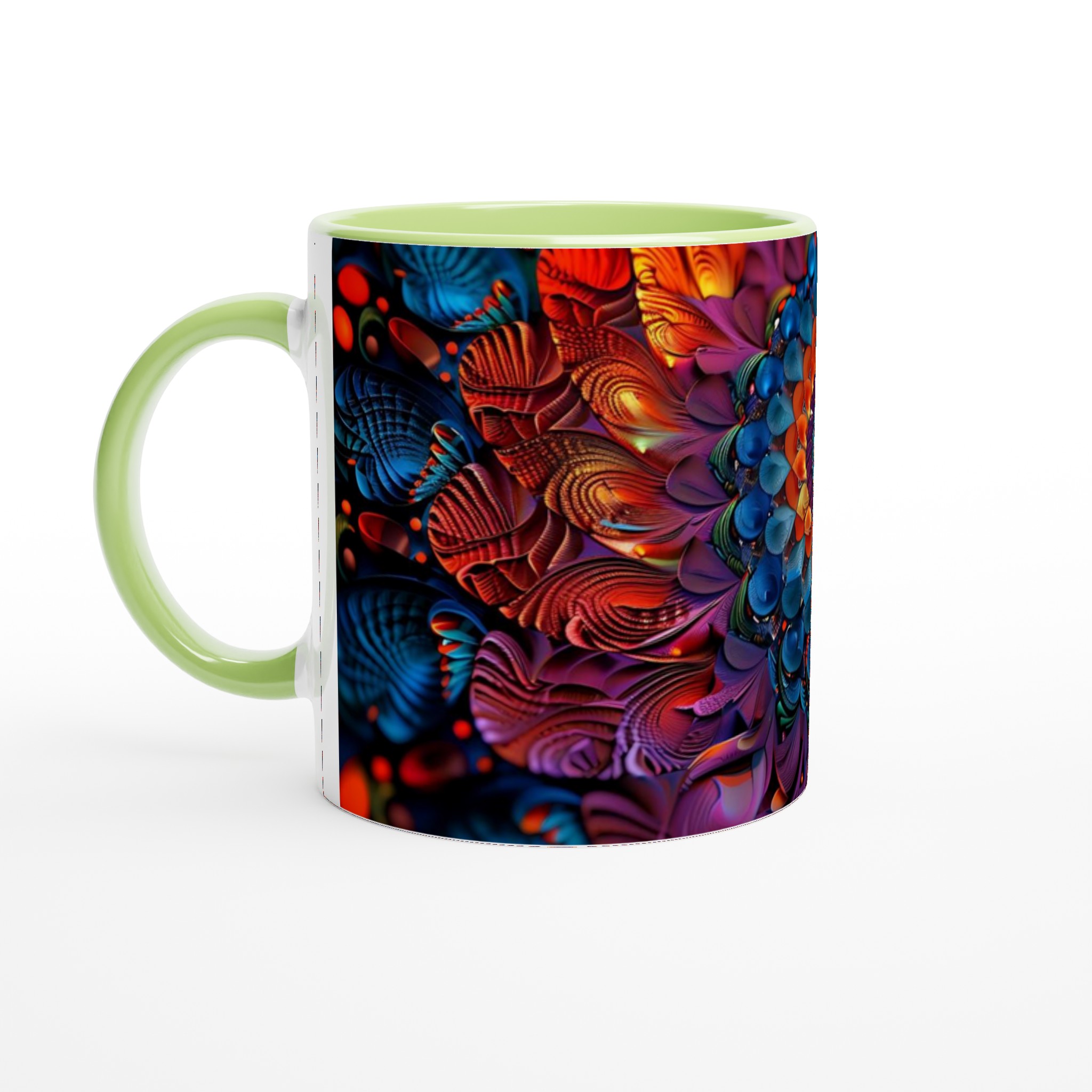 Abstrakt Mandala 11oz Keramikmugg – En Explosion av Färg & Design 7 636eb0dd-4b31-4da4-80f2-7ad818c40f8e