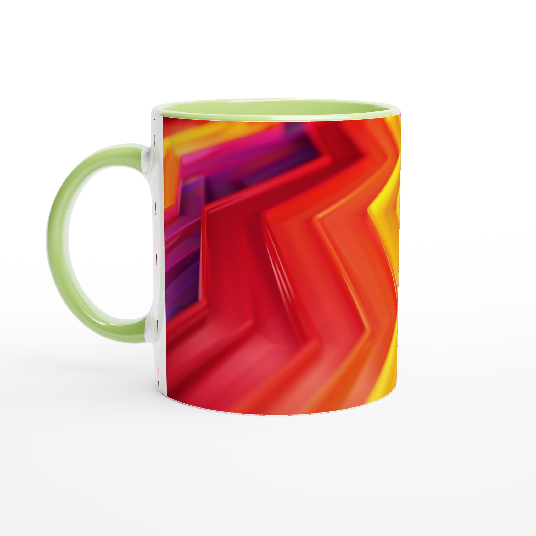 Färgsprakande 11oz Keramisk Mugg – Ge Liv Åt Dina Drycker Med En Explosion Av Färger 8 639d9d03-b4f0-41b4-8c25-55269014808b