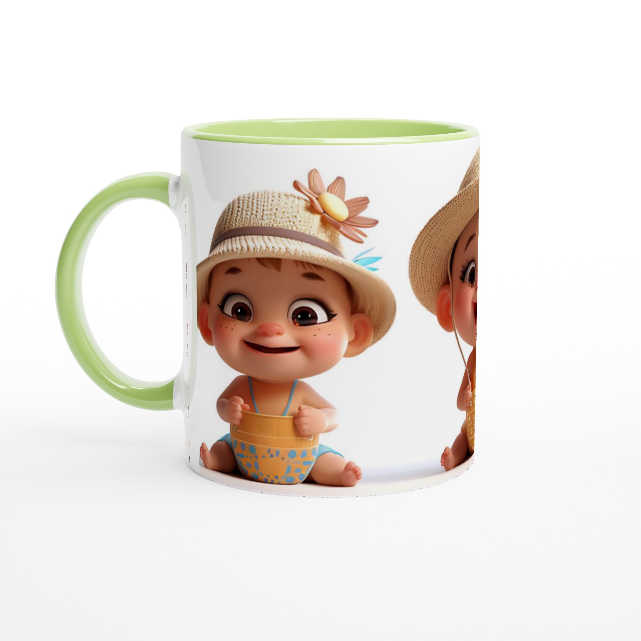 Söta "Små Sommarbarn" Mugg – 11oz Keramikmugg för Glädjefyllda Stunder 7 63c72cc9-25d1-4d18-87d1-645d20d0cabf