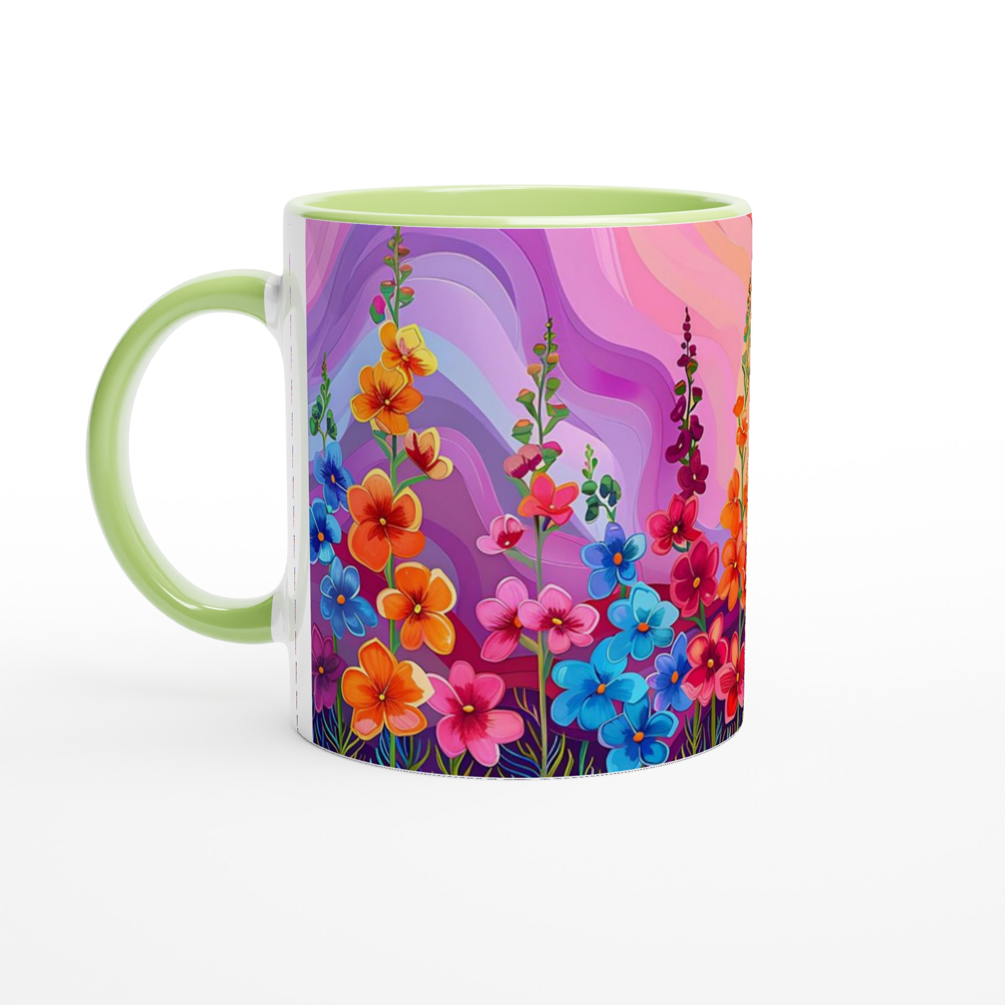 Färgsprakande Blomsteräng Keramikmugg – Din Kaffepaus i Regnbågens Alla Färger 7 63c79a54-ab78-4008-9044-0f97878b8d79