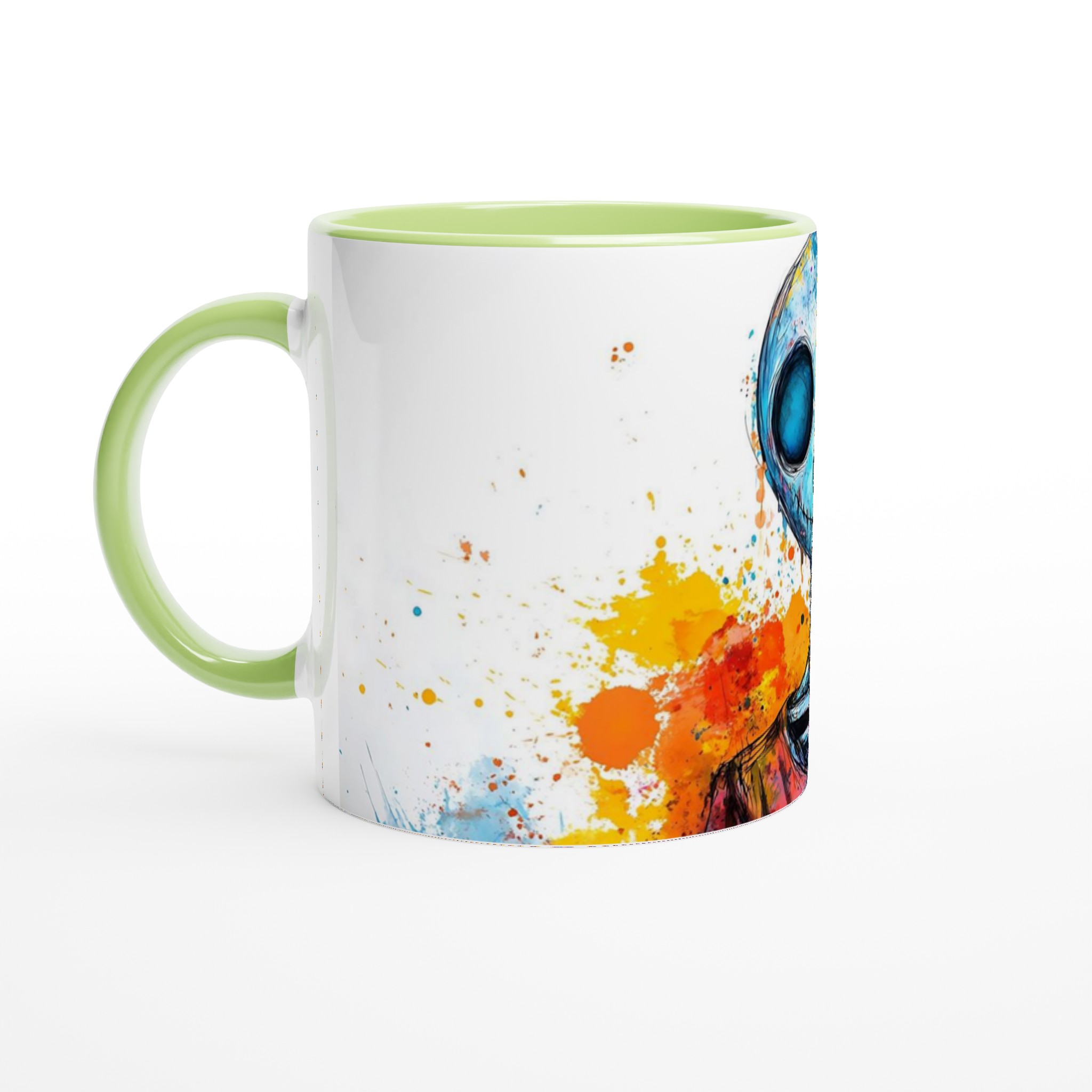 Färgsprakande Skelett Mugg - Unik Keramikmugg för kaffe, te & kreativitet 7 63d00f0b-00c0-4b92-9dcf-2bdbcb9c490c