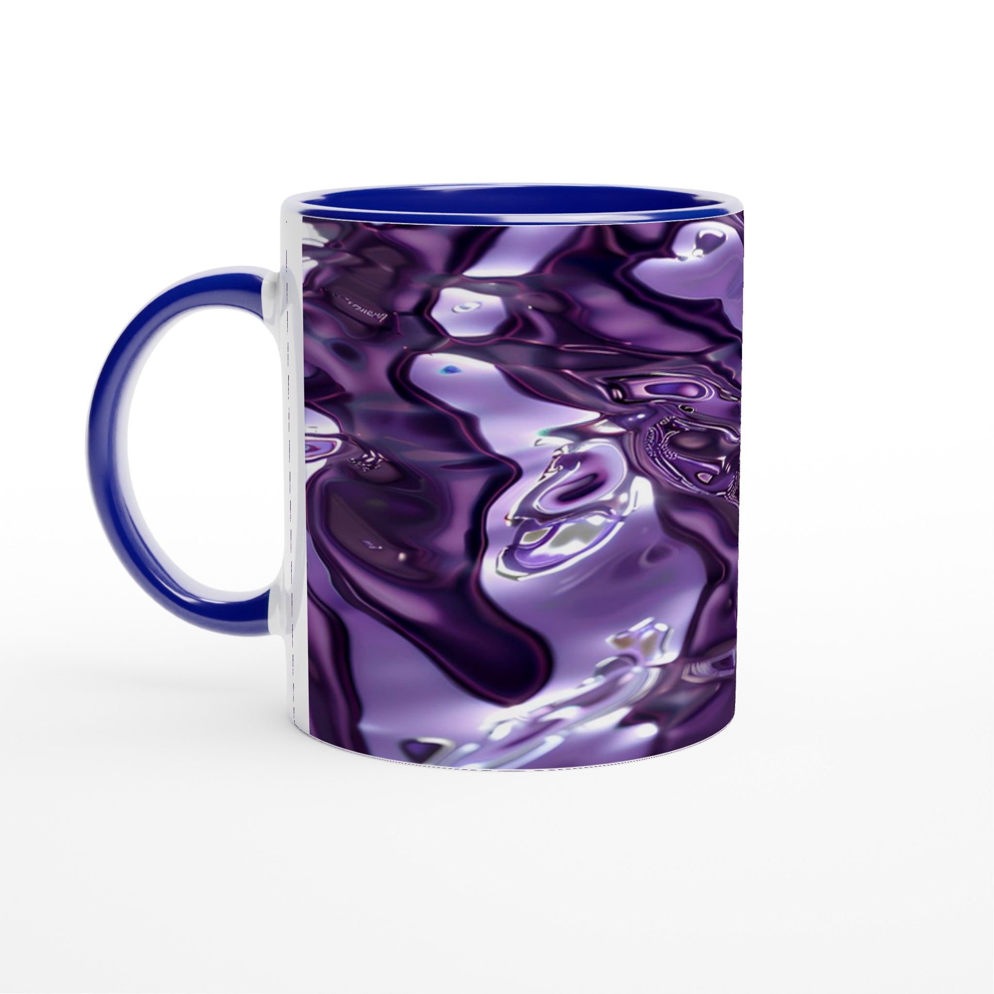 Abstrakt Lila Våg Mugg – 11oz Keramisk Kaffemugg med Hypnotisk Flytande Design 2 63d8d626-02cb-4962-b70d-6b44193494e9
