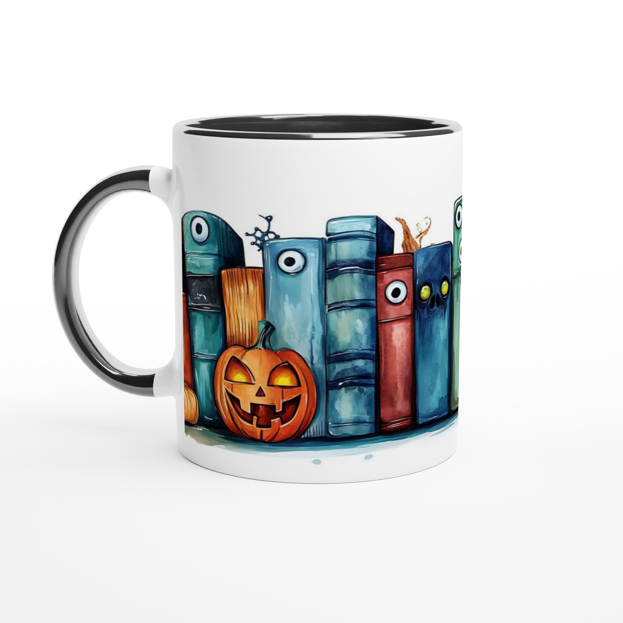 Mystisk Bibliotek Mugg – Keramisk 11oz Halloween & Bokälskare Kaffemugg i 7 Färger 4 63f79d64-44ca-4441-a32c-ef560a317214