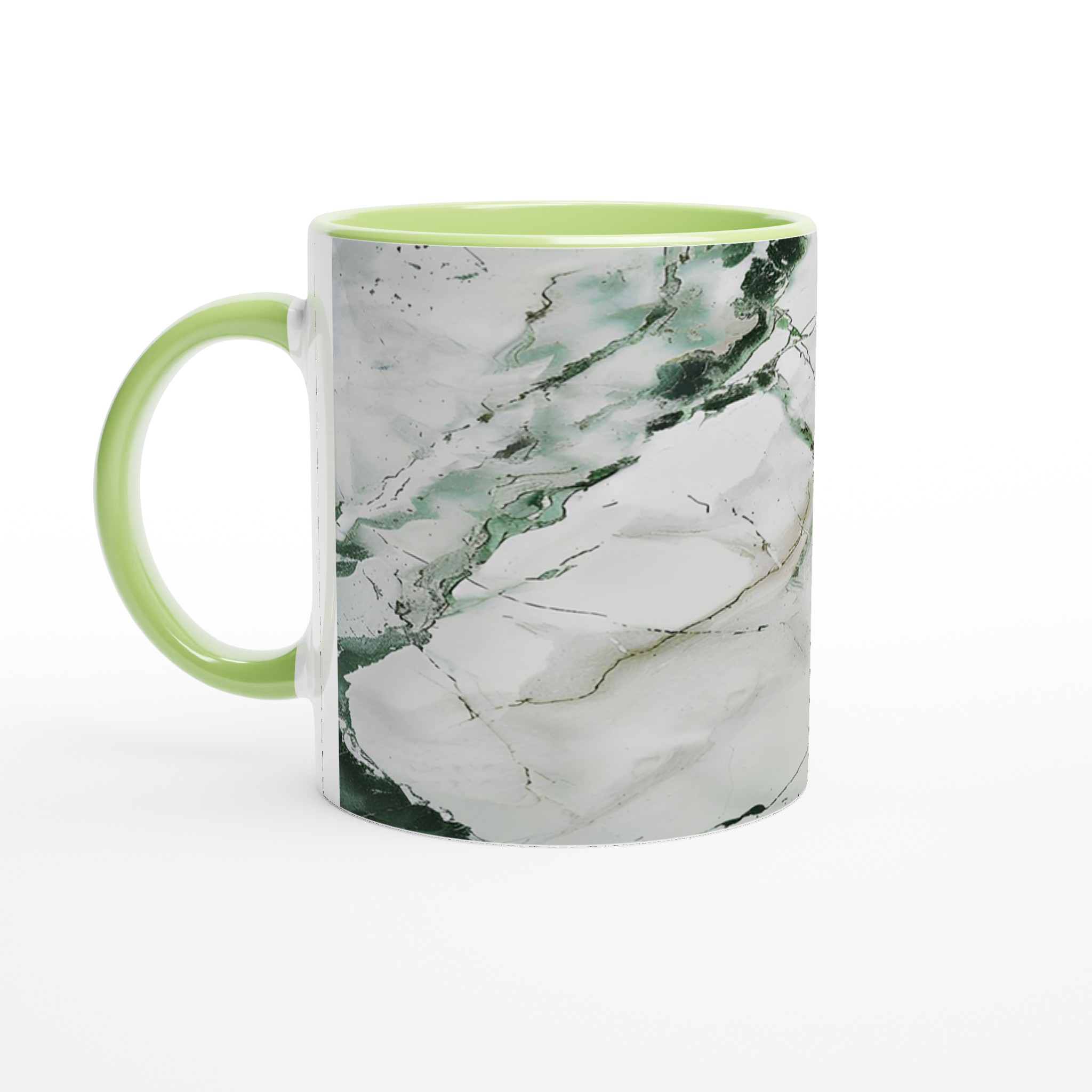 Abstrakt Grön Marmorerad Keramikmugg – Din unika 11oz kaffemugg i olika färger 7 6418dd14-a21f-4cd2-8d22-e5eef2961913