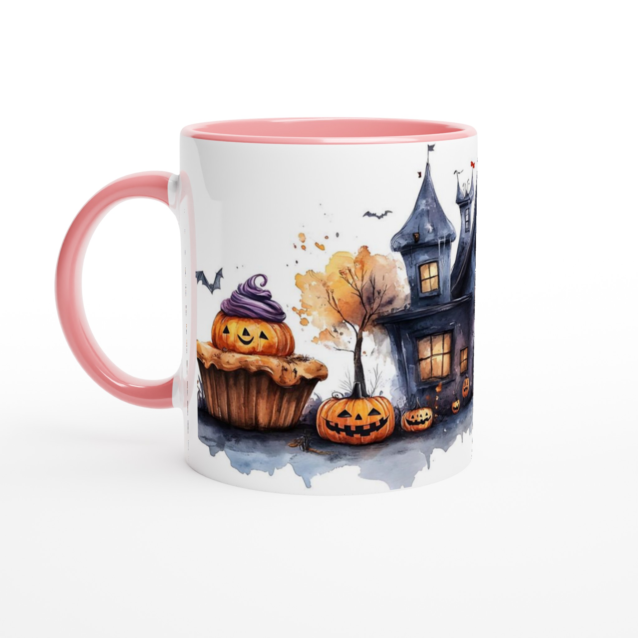 Spooky-Söt Halloween Hus Kaffemugg – Förtrollande Keramik för Höstens Fester, i flertalet färger 6 642cf44c-3cda-4826-81fe-9aadcfd0bd4b